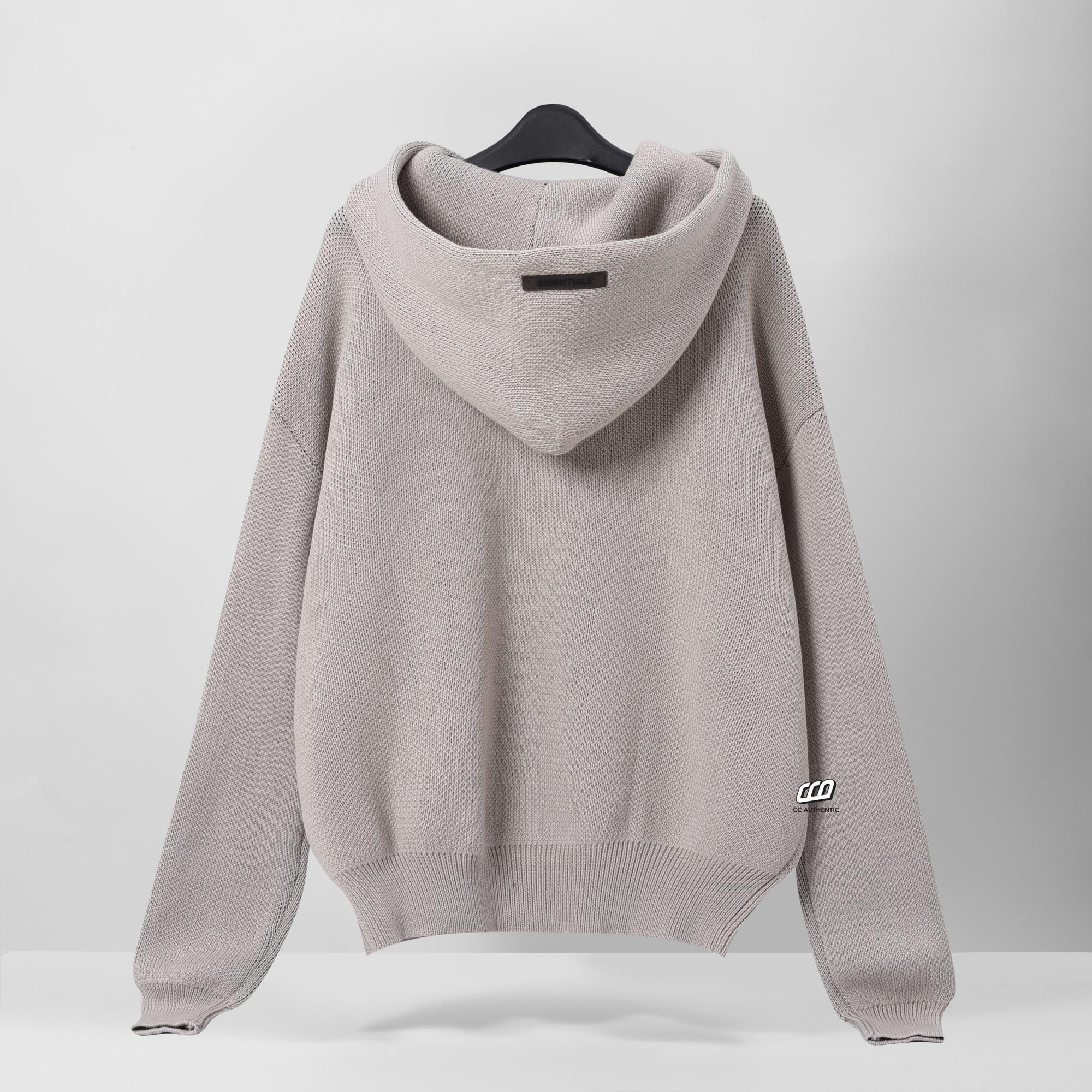 FOG ESSENTIALS KNIT PULLOVER HOODIE - MOSS