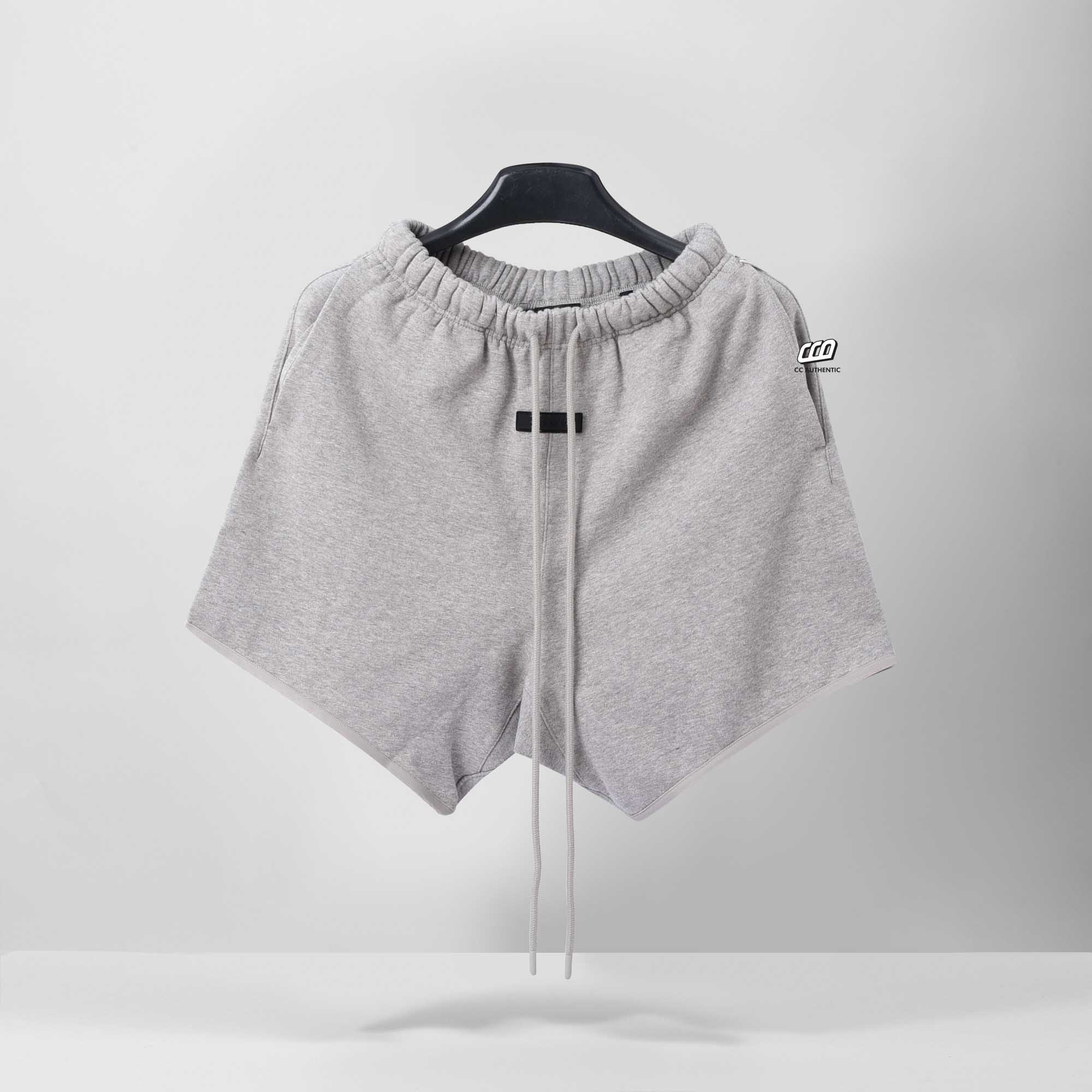 FOG ESSENTIALS FLEECE RUNNING SHORT - DARK HEATHER