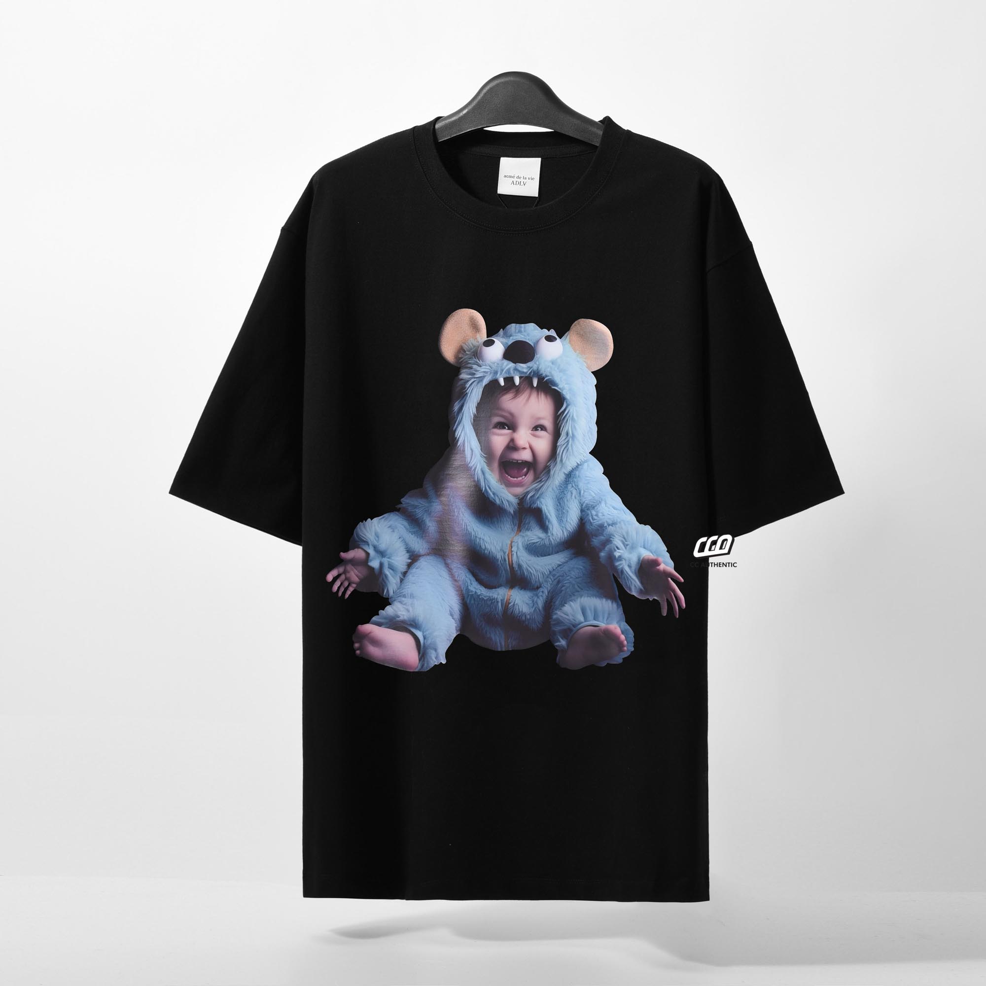 ADLV MONTER T-SHIRT - BLACK
