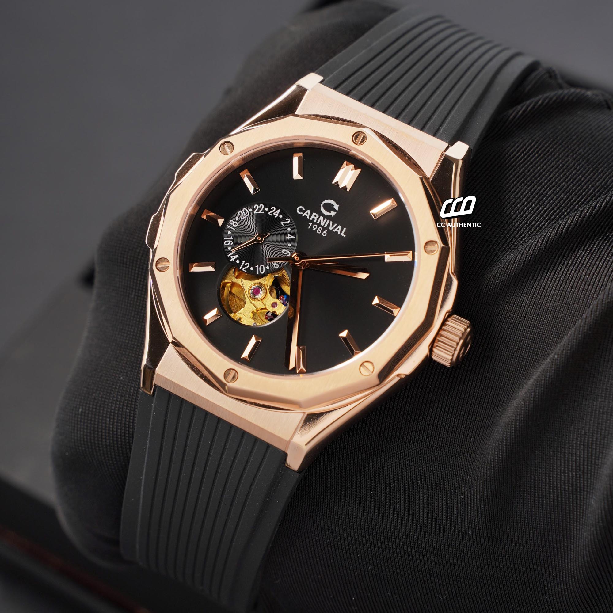 ĐỒNG HỒ NAM CARNIVAL 8189G VH DCS D AUTOMATIC 42MM