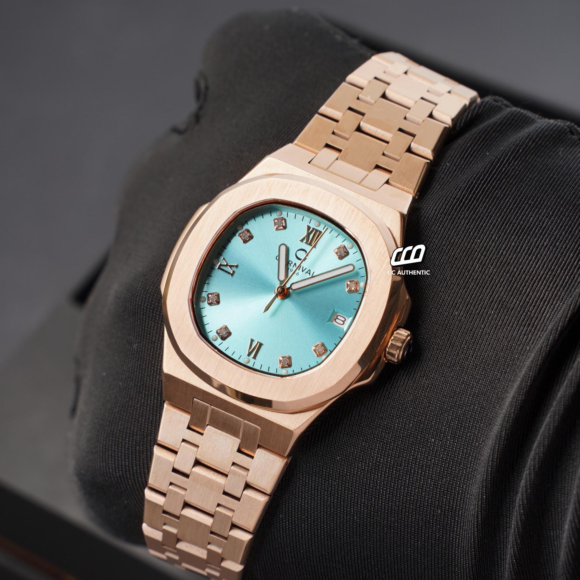 ĐỒNG HỒ NỮ CARNIVAL 8160L VH XT QUAZT 34MM