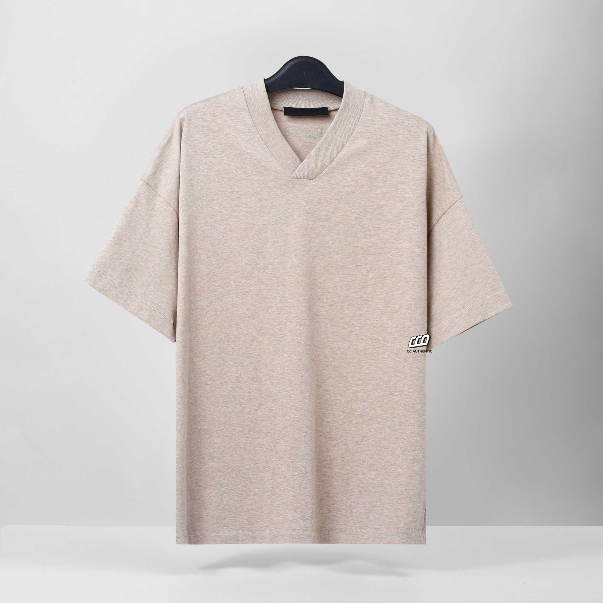 FOG ESSENTIALS V-NECK T-SHIRT - GOLD HEATHER