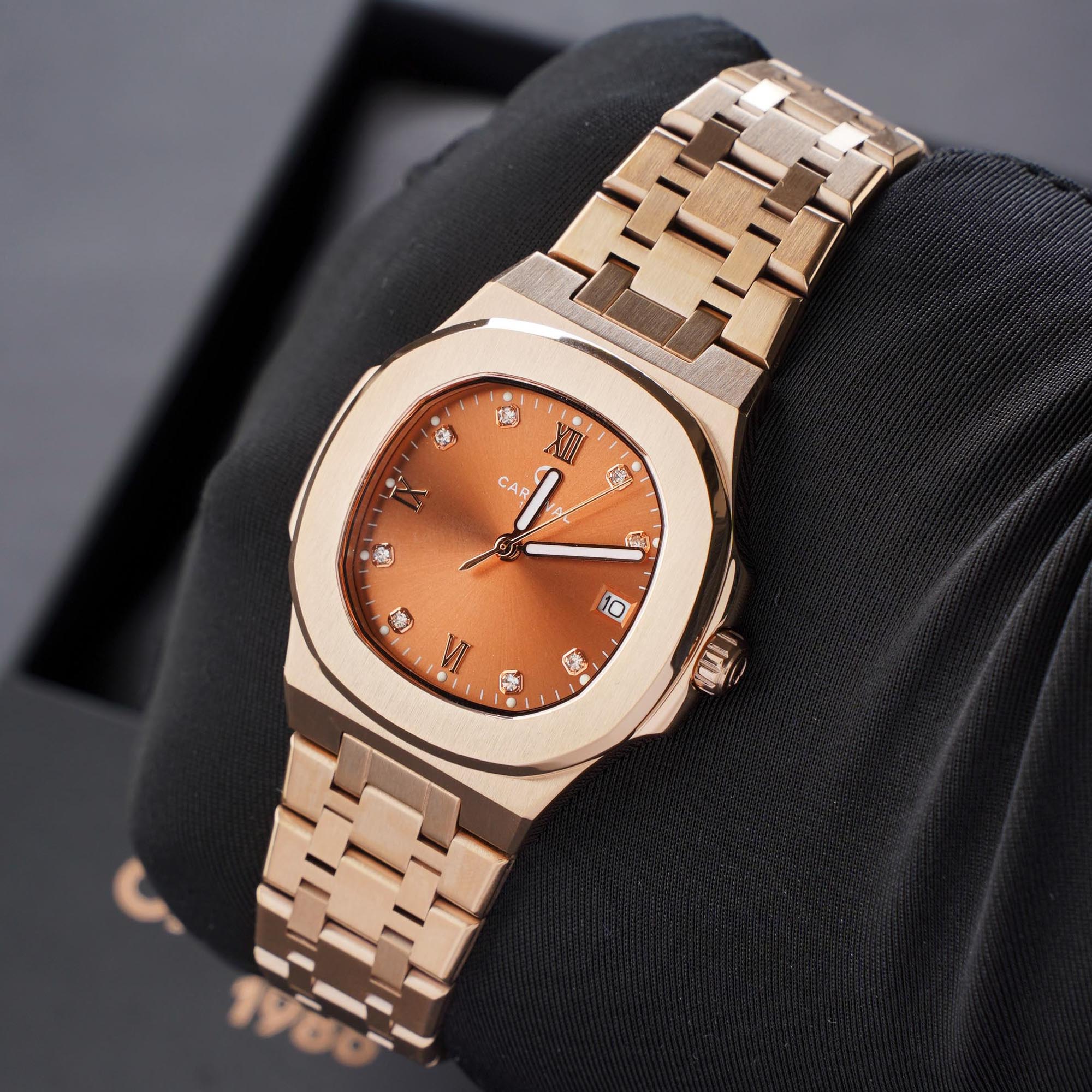 ĐỒNG HỒ NỮ CARNIVAL 8160L VH NCH QUAZT 34MM