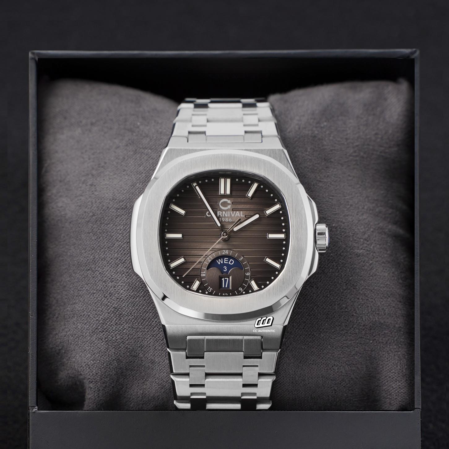 ĐỒNG HỒ NAM CARNIVAL 8110G1 VT TX AUTOMATIC 41MM