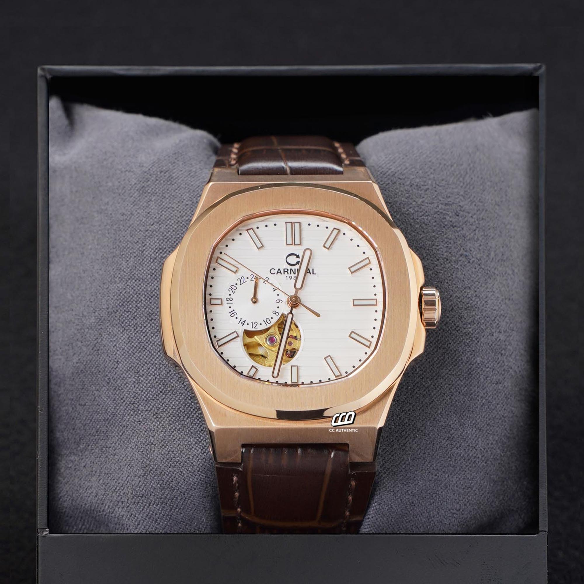 ĐỒNG HỒ NAM CARNIVAL 8159G VH DD T AUTOMATIC 41MM