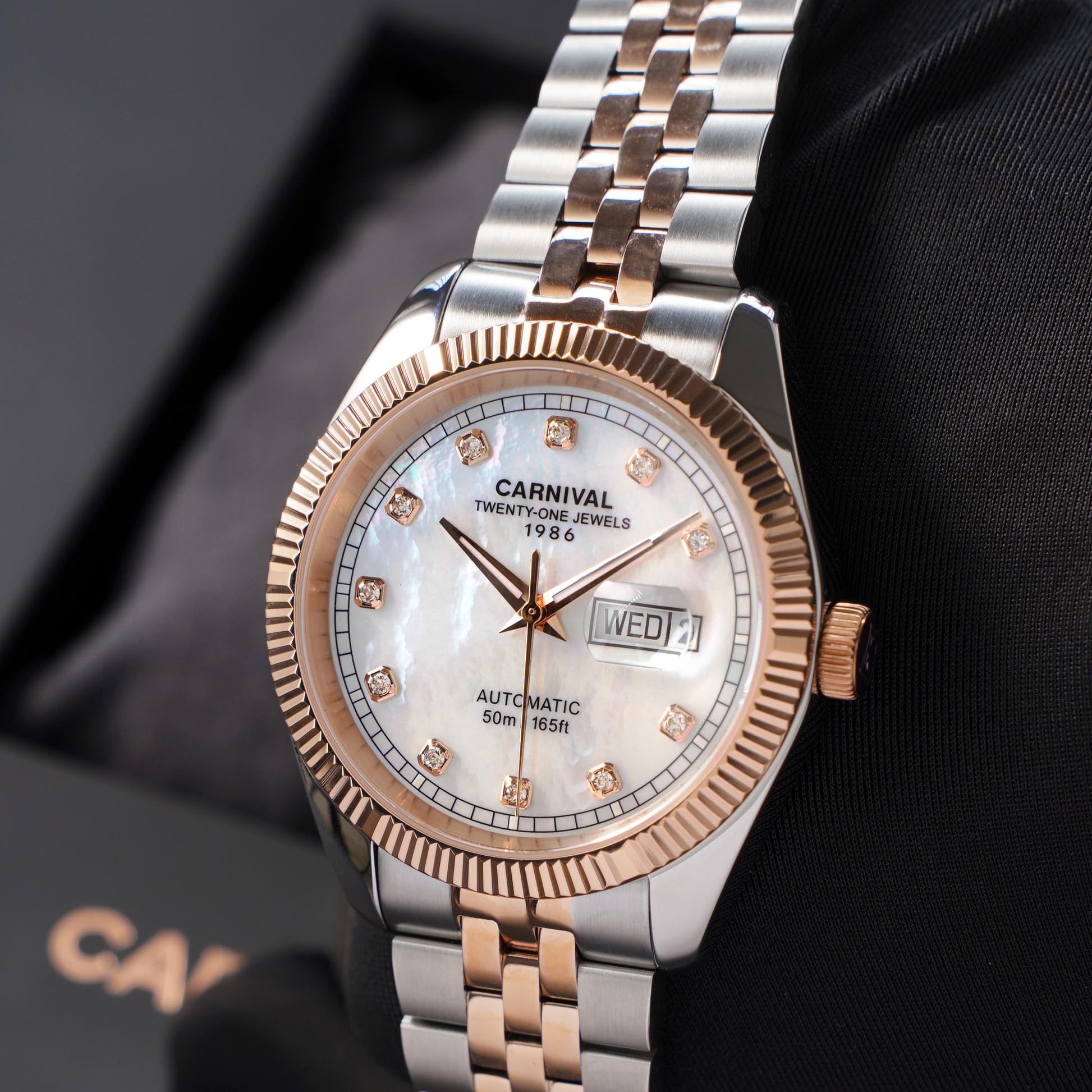 ĐỒNG HỒ NAM CARNIVAL 8131G CH TK AUTOMATIC 41MM