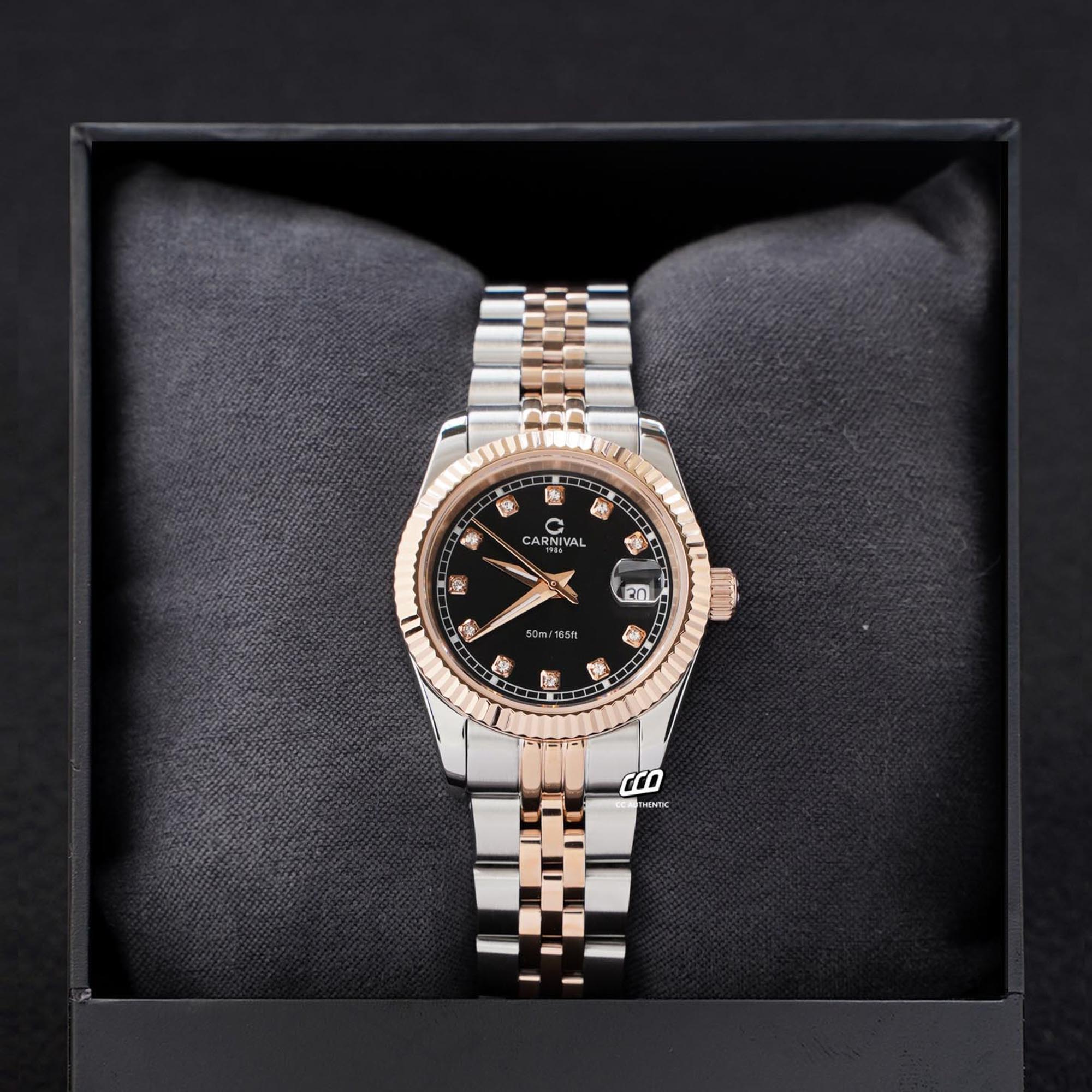 ĐỒNG HỒ NỮ CARNIVAL 8131L CH D QUAZT 32MM