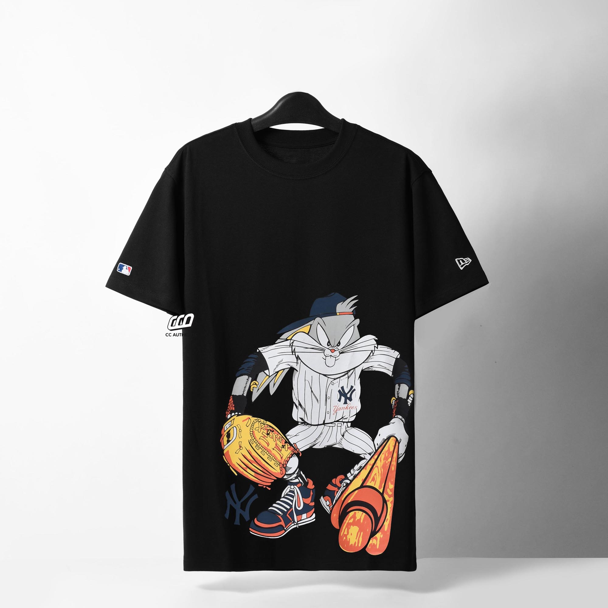 NEW ERA BUNNY T-SHIRT - BLACK