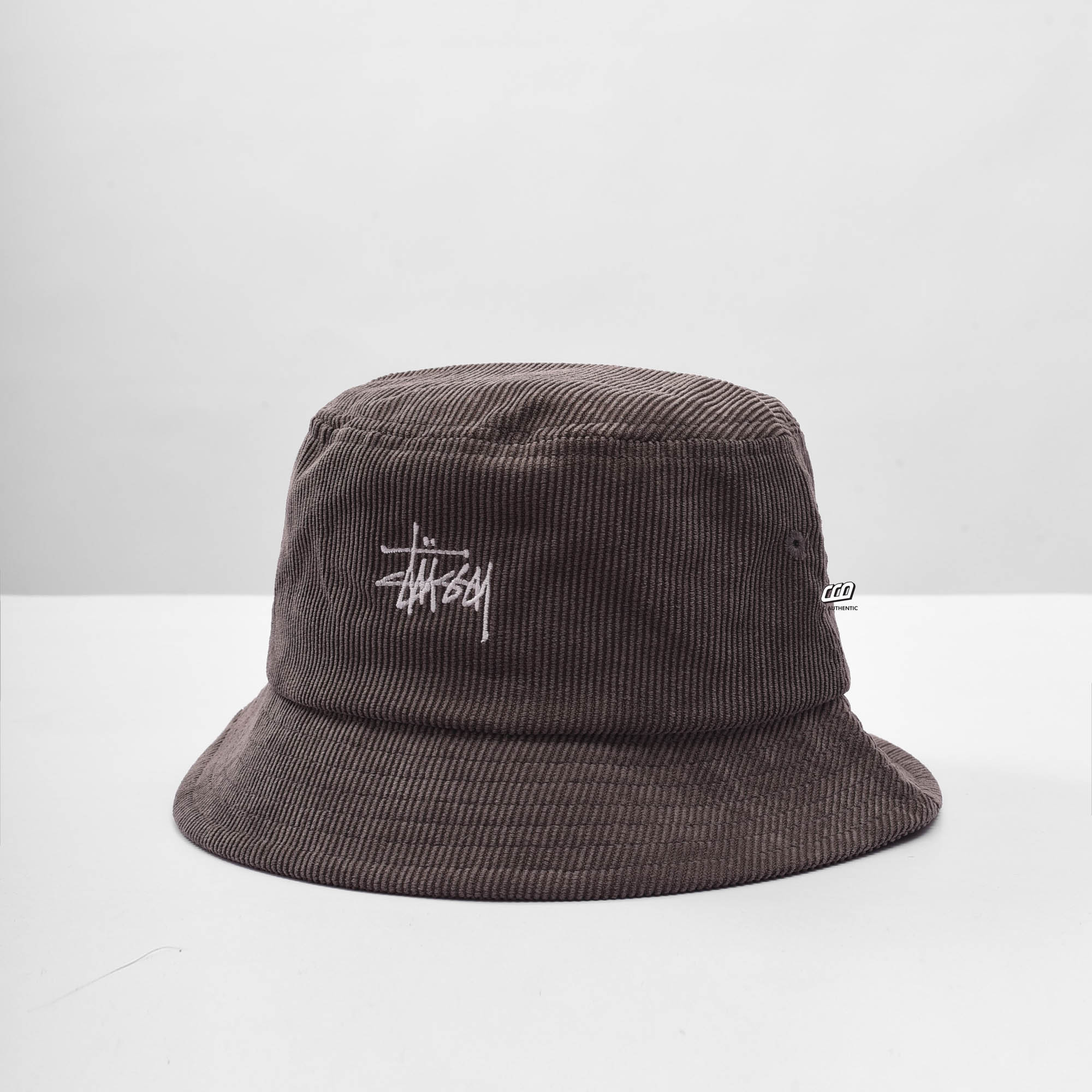 Stussy Graffiti Cord Bucket Hat - CHARCOAL