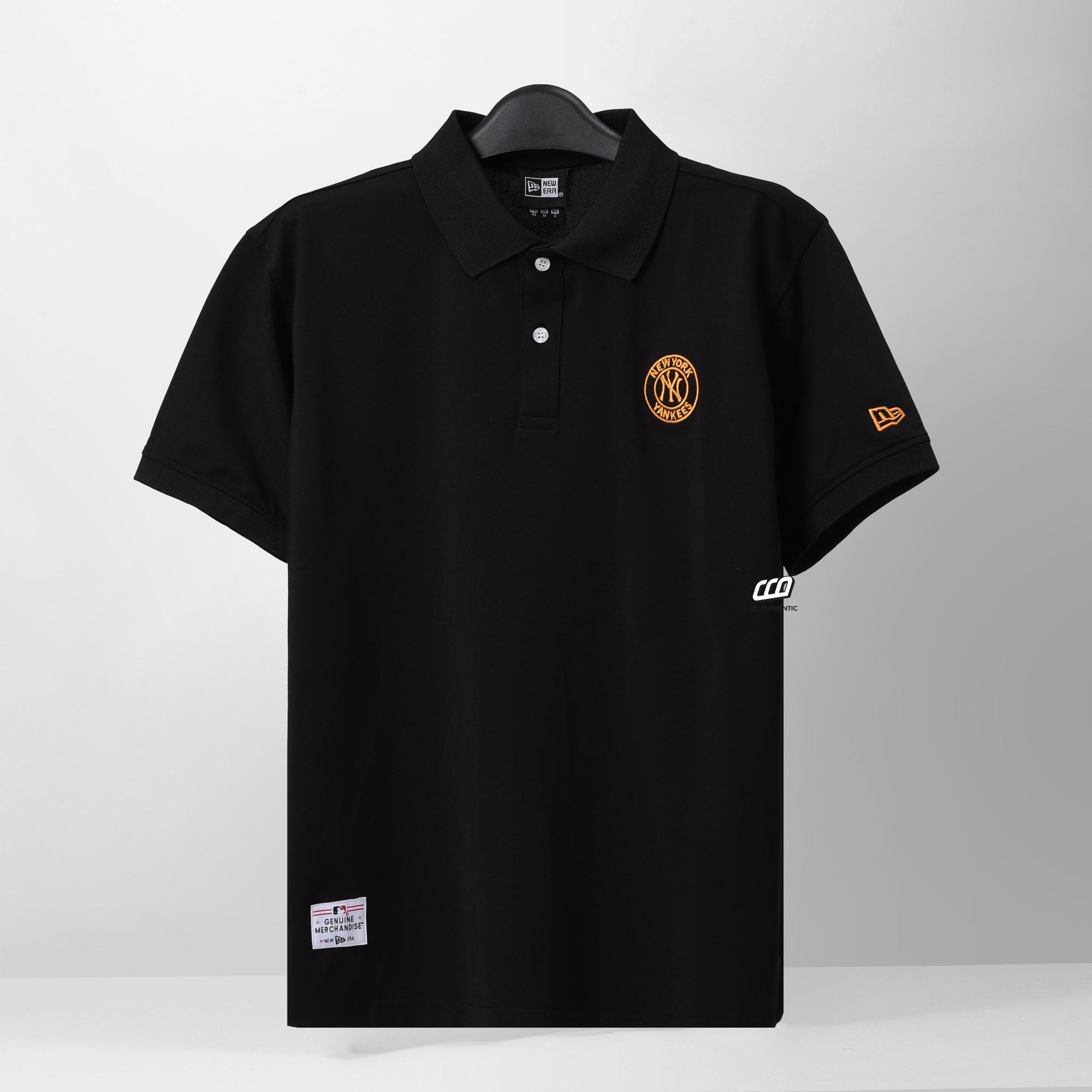 NEW ERA PRIS CLASSIC POLO SHIRT - BLACK