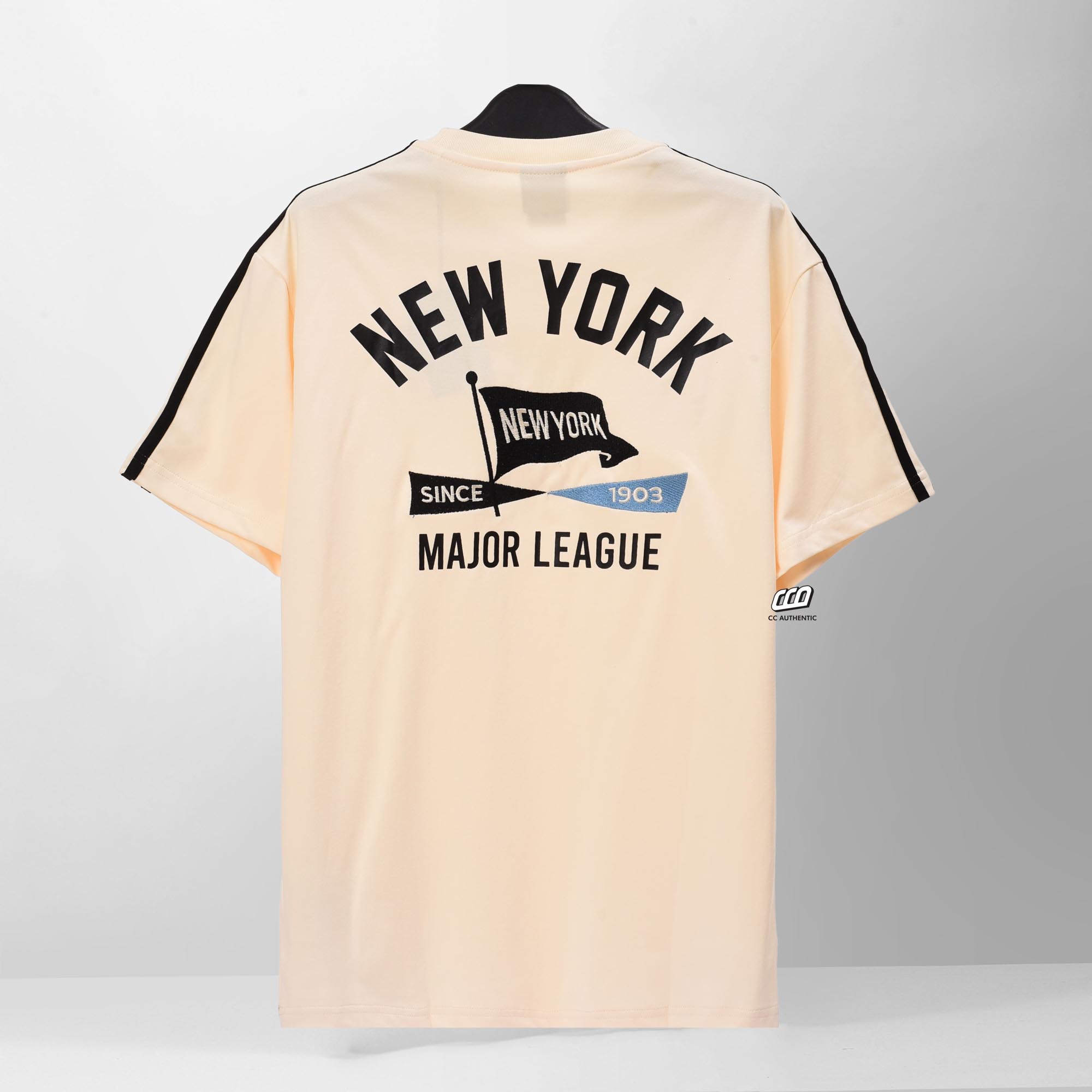 NEW ERA CLASSIC FLAG T-SHIRT - IVORY