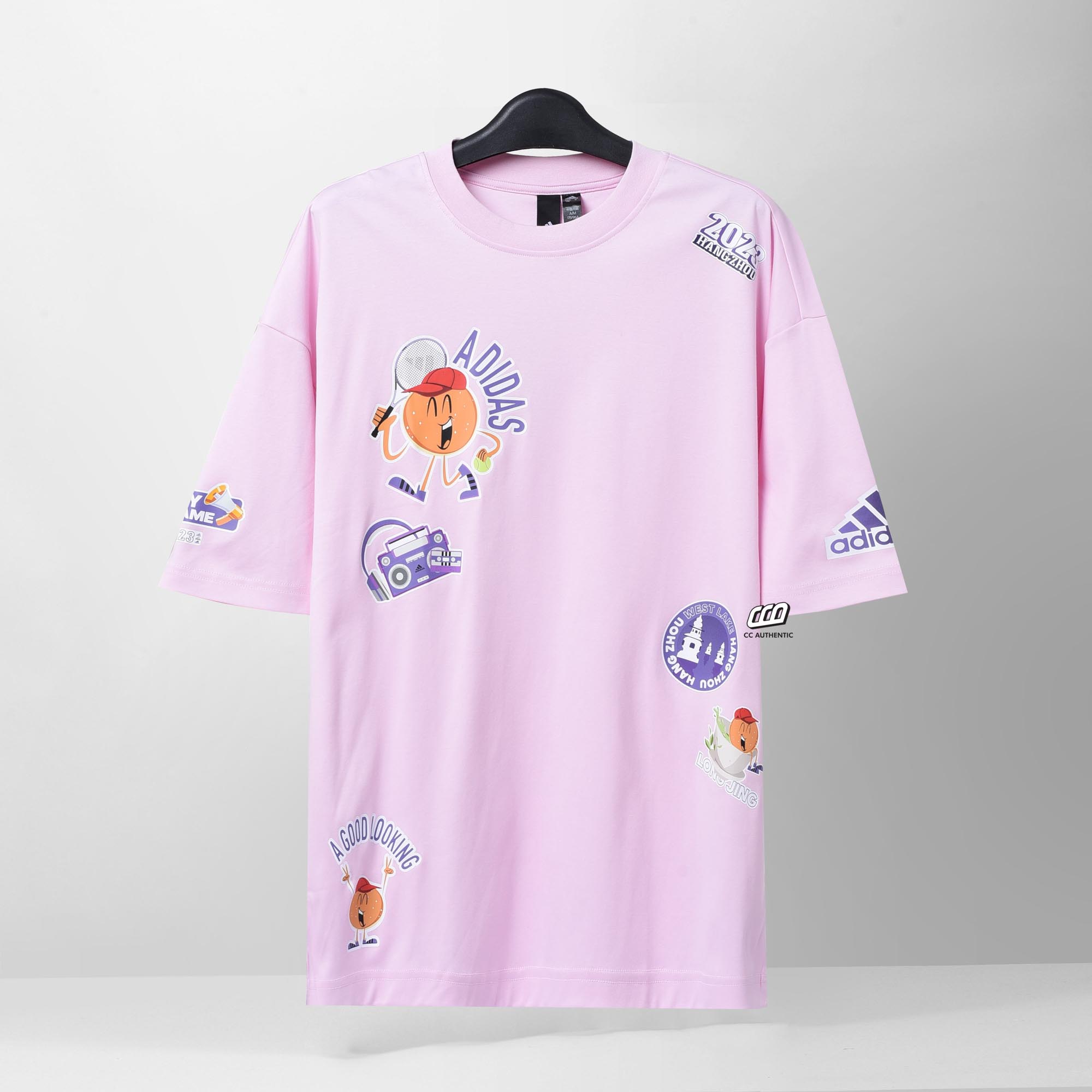 ADIDAS HANGZHOU WU YIBING COLLAB T-SHIRT - PINK