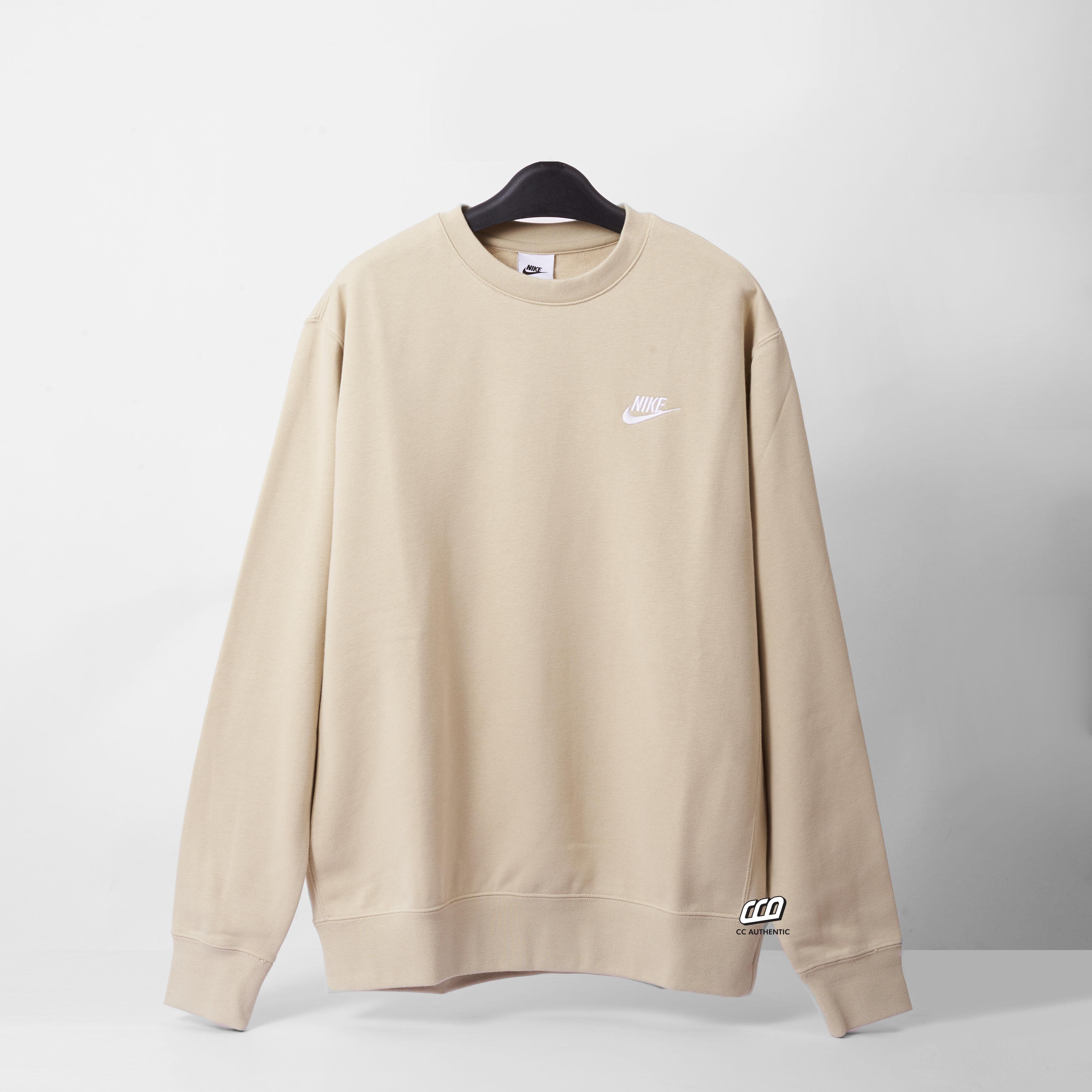 NIKE CLUB SWEATSHIRT - SAND