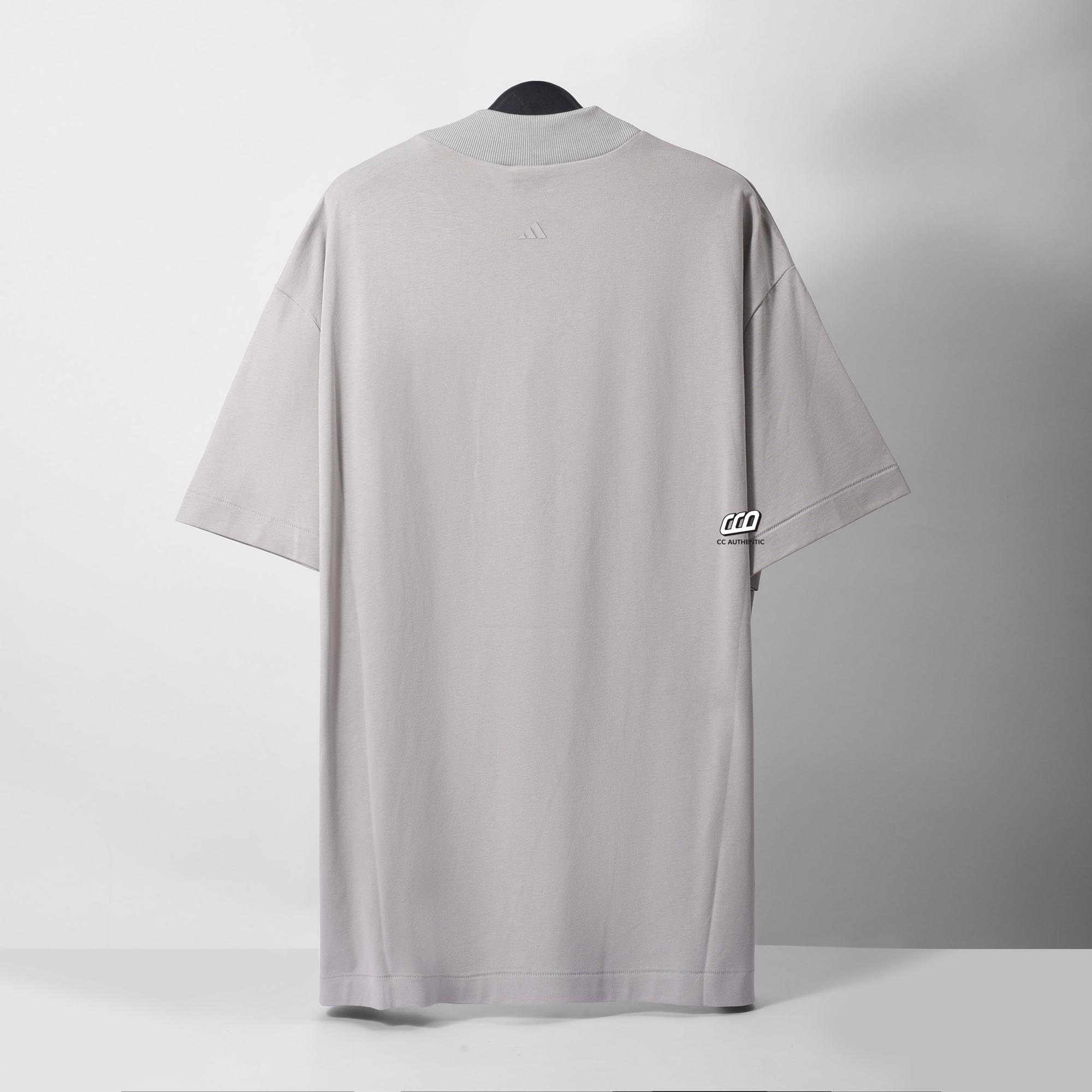 ADIDAS ORIGINALS BASKETBALL T-SHIRT - METAL GREY