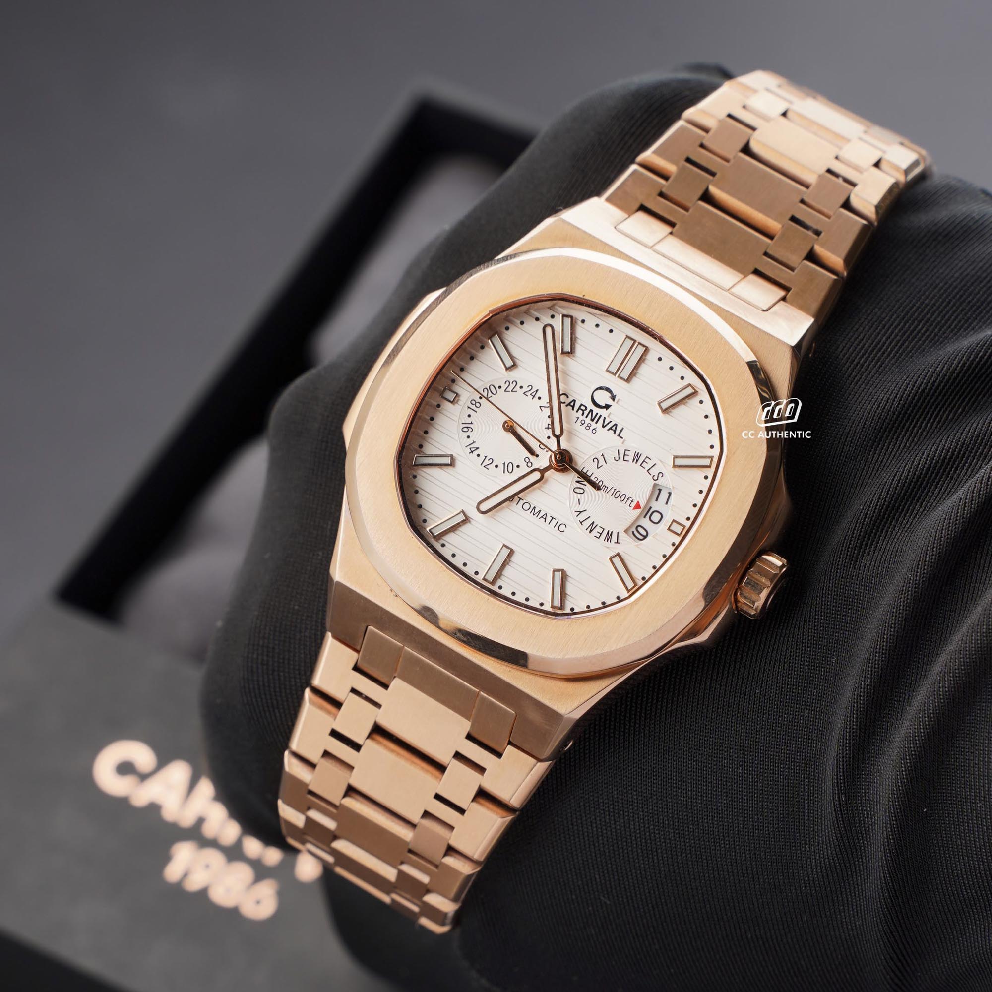 ĐỒNG HỒ NAM CARNIVAL 8158G VH T AUTOMATIC 41MM
