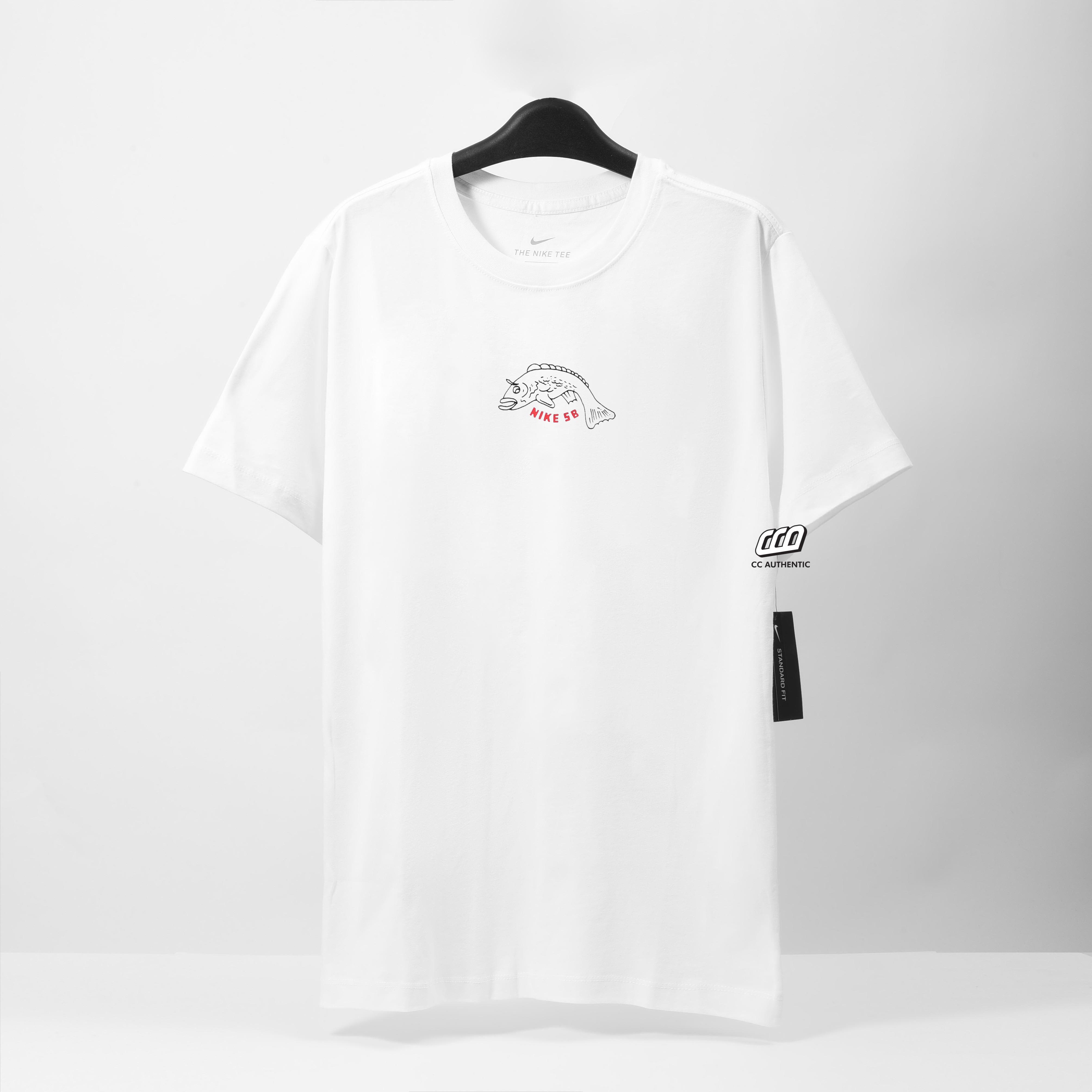 NIKE SB CATFISH LUCKY T-SHIRT - WHITE
