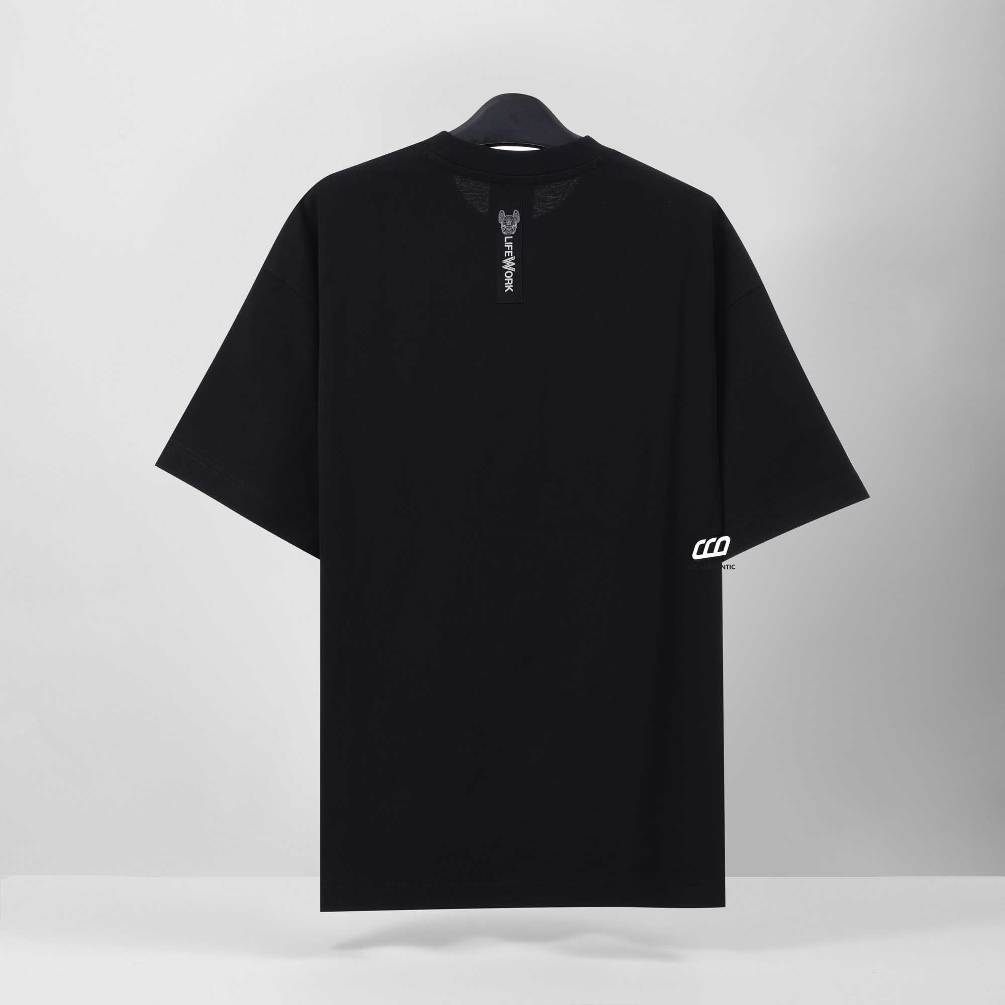 LIFEWORK HIP DOG SS24 T-SHIRT - BLACK