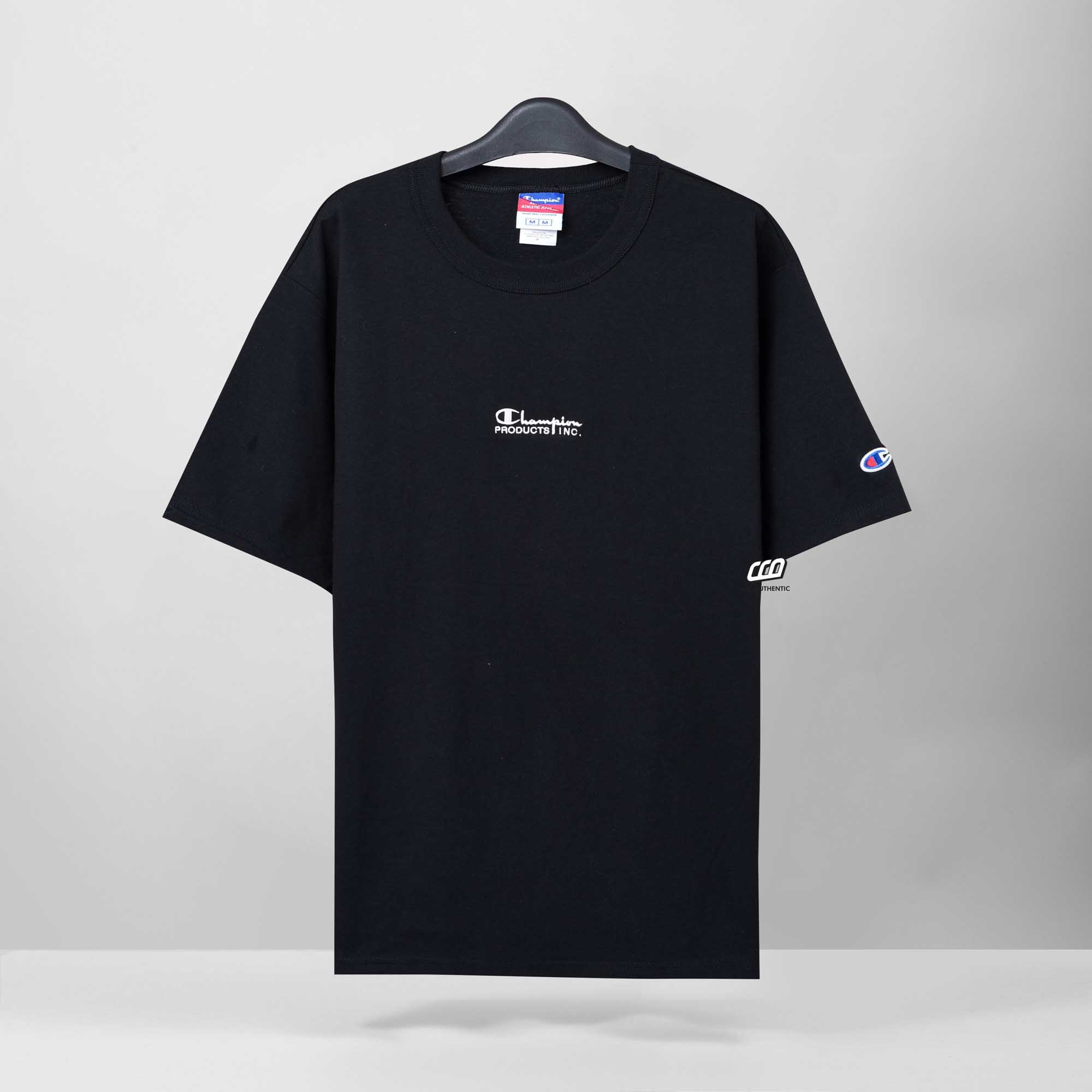 CHAMPION PRODUCTS INC CUSTOM T-SHIRT - BLACK