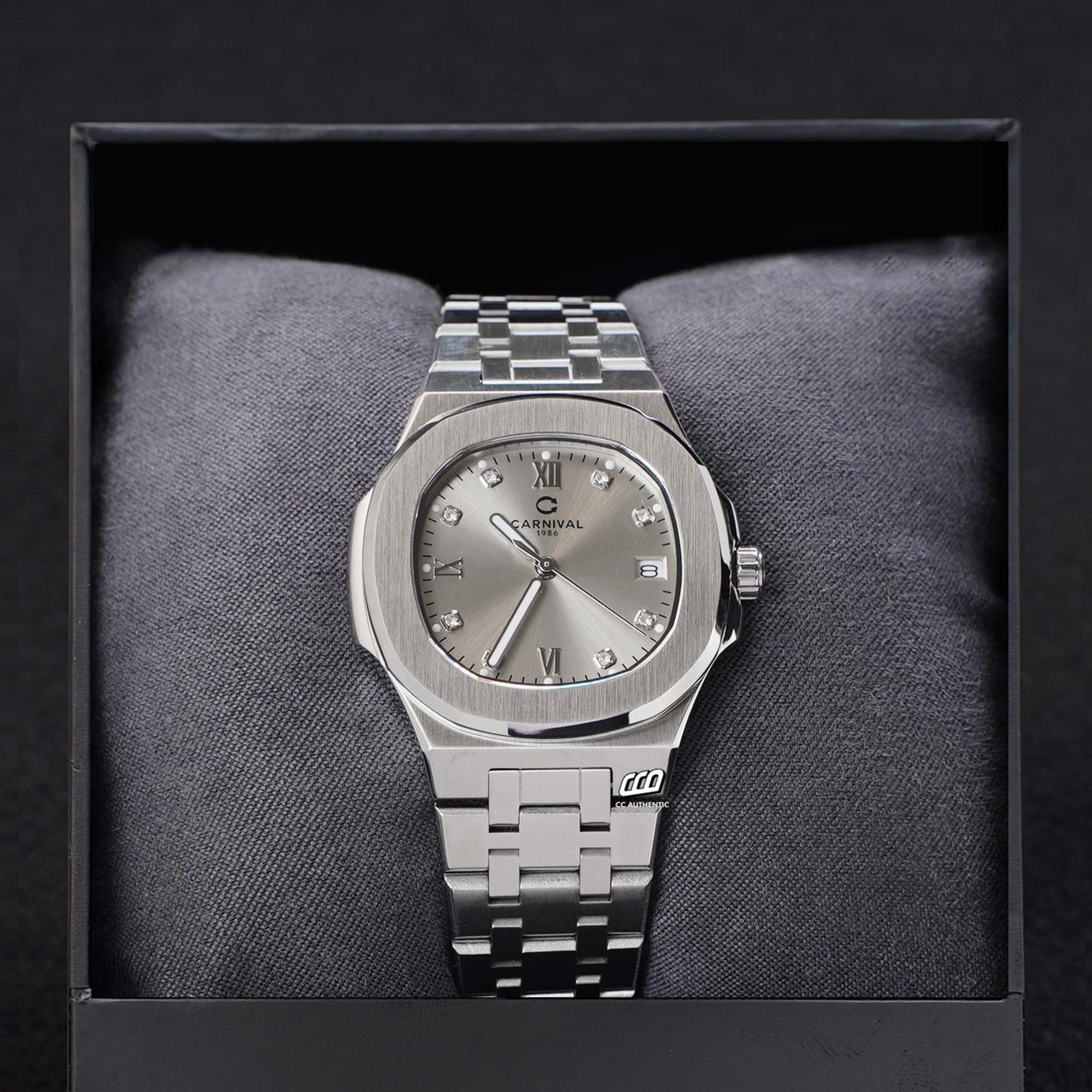 ĐỒNG HỒ NỮ CARNIVAL 8160L VT TX QUAZT 34MM