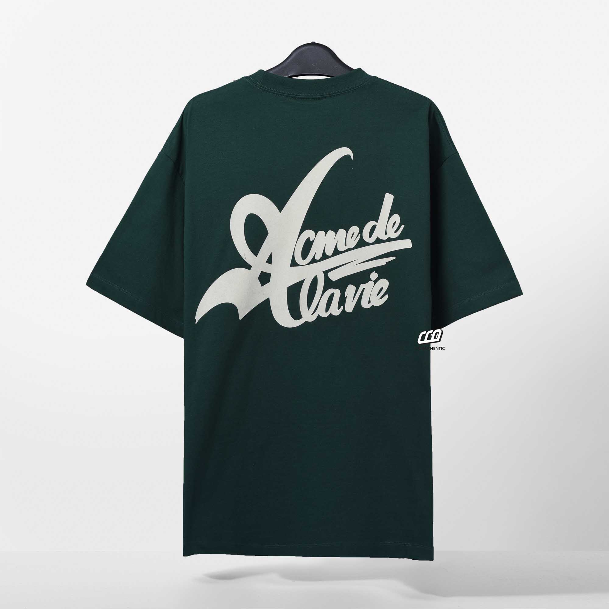 ADLV BIG LOGO 2 PRINTING T-SHIRT - DEEP GREEN