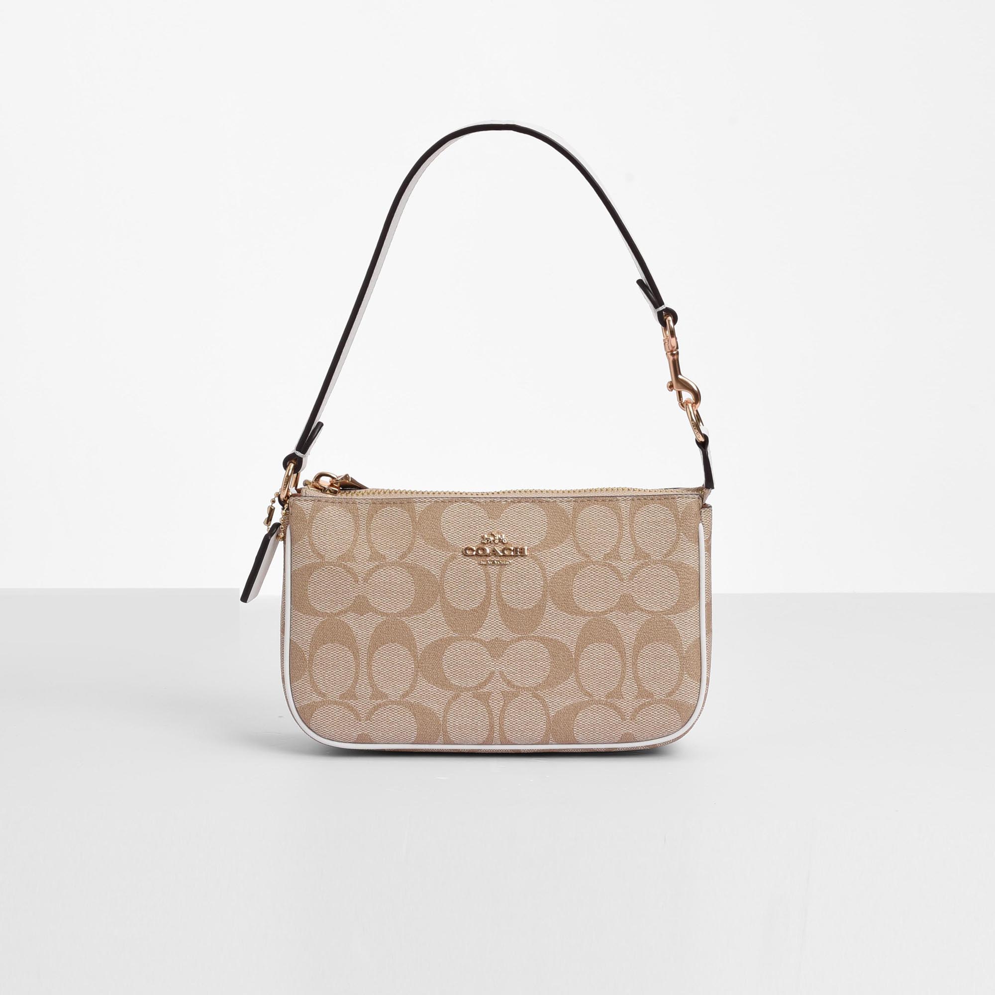 COACH SIGNATURE NOLITA BAG - CREAM