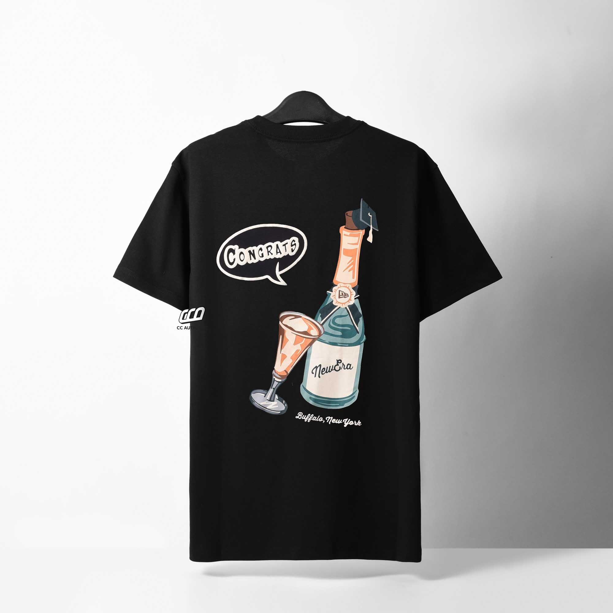 NEW ERA CONGRATS BUBBALO T-SHIRT - BLACK