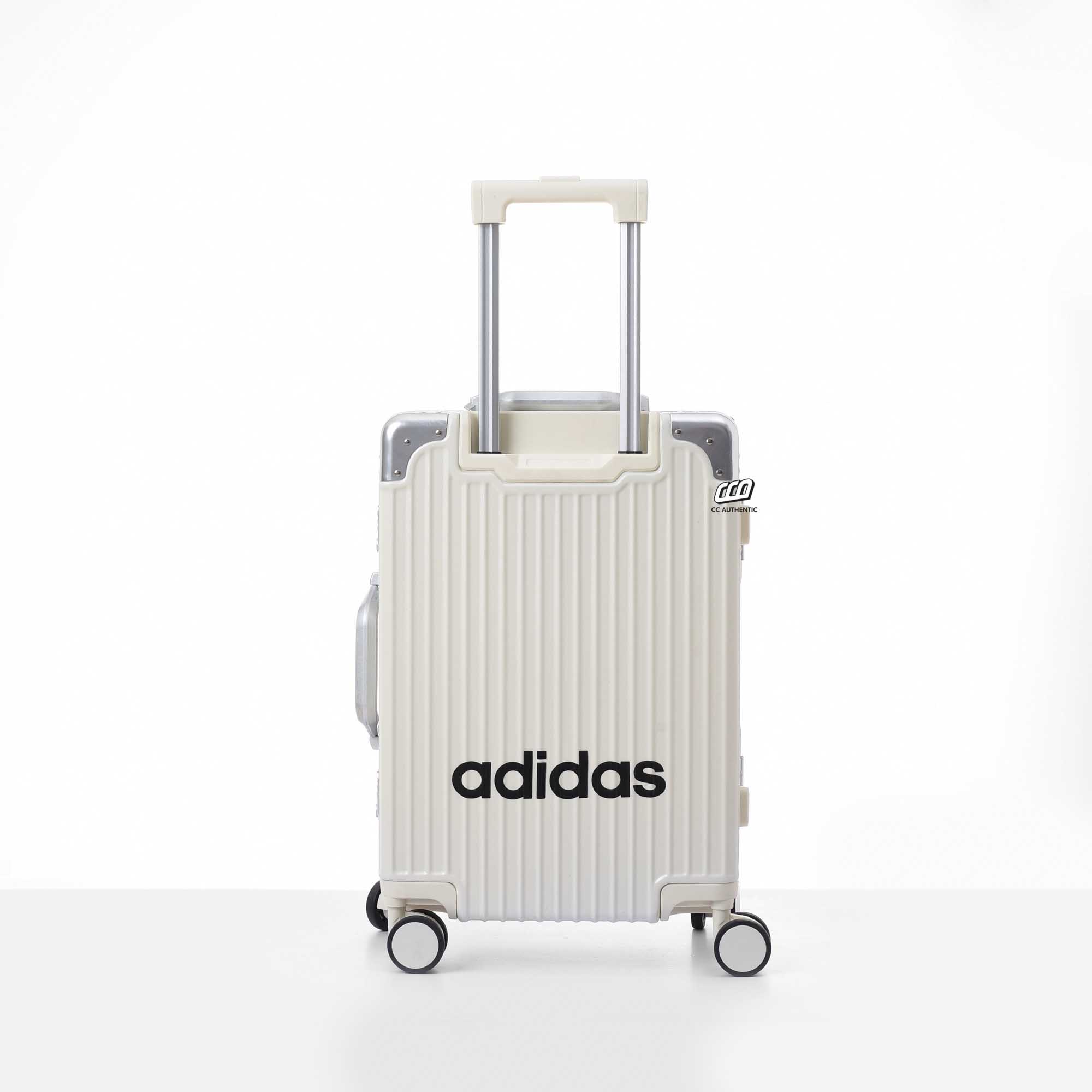 ADIDAS STICKER SUITCASE SIZE 22INCH - CREAM