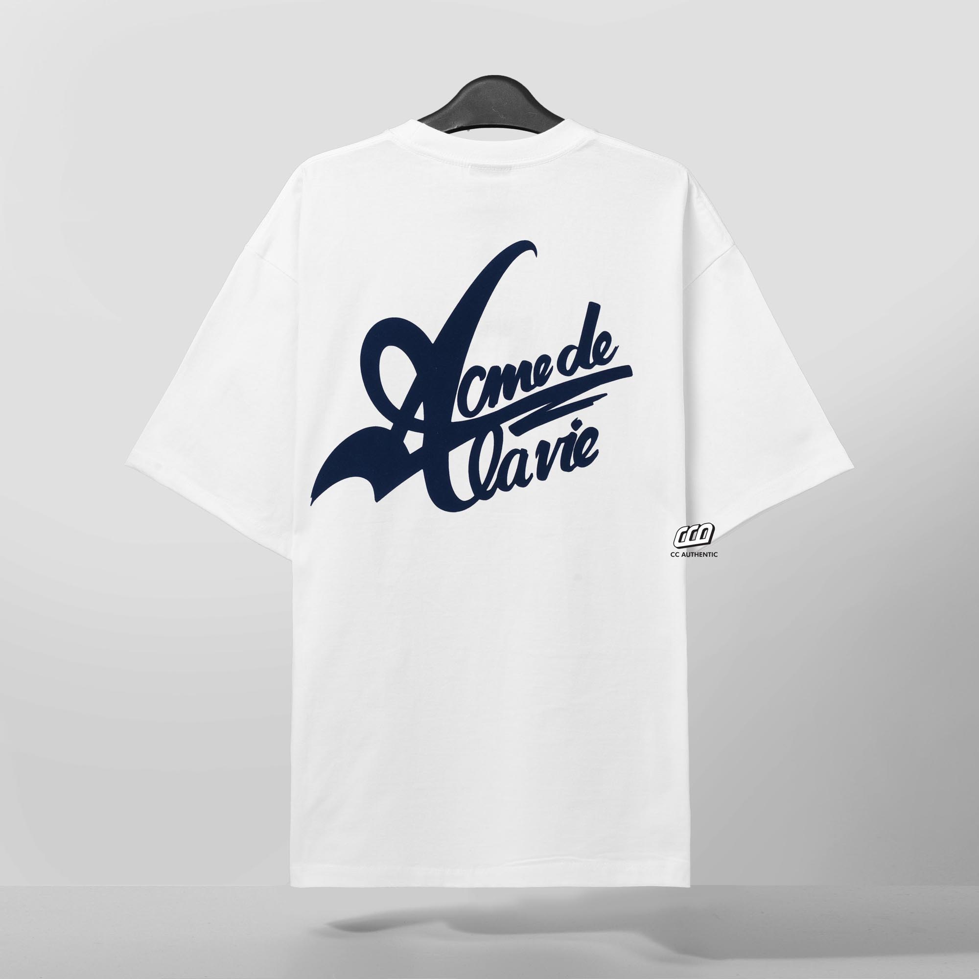 ADLV BIG LOGO 2 PRINTING T-SHIRT - WHITE