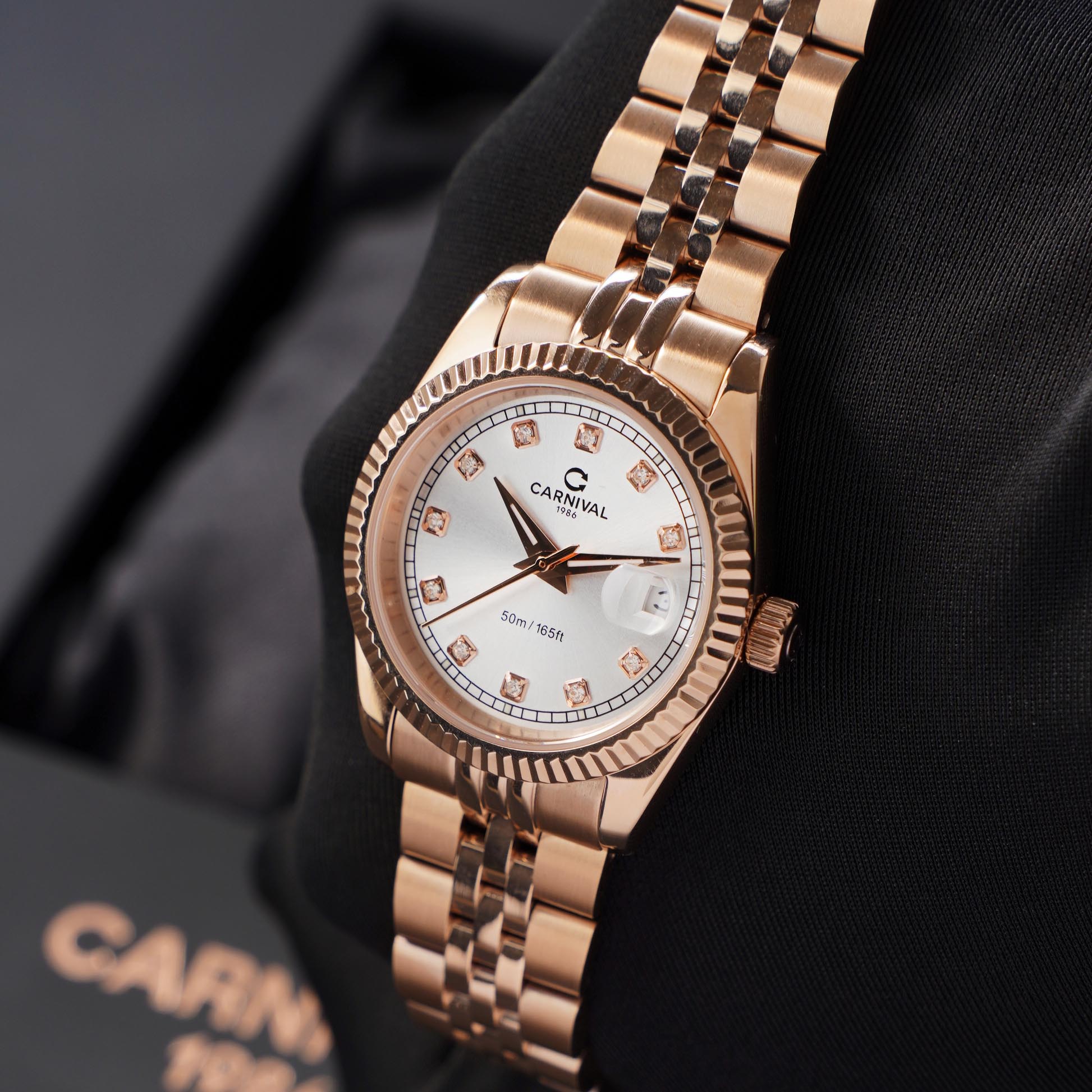 ĐỒNG HỒ NỮ CARNIVAL 8131L VH T QUAZT 32MM