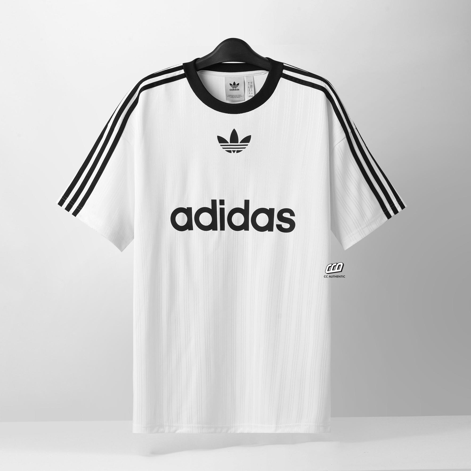 ADIDAS ORIGINAL ADICOLOR POLY T-SHIRT - WHITE