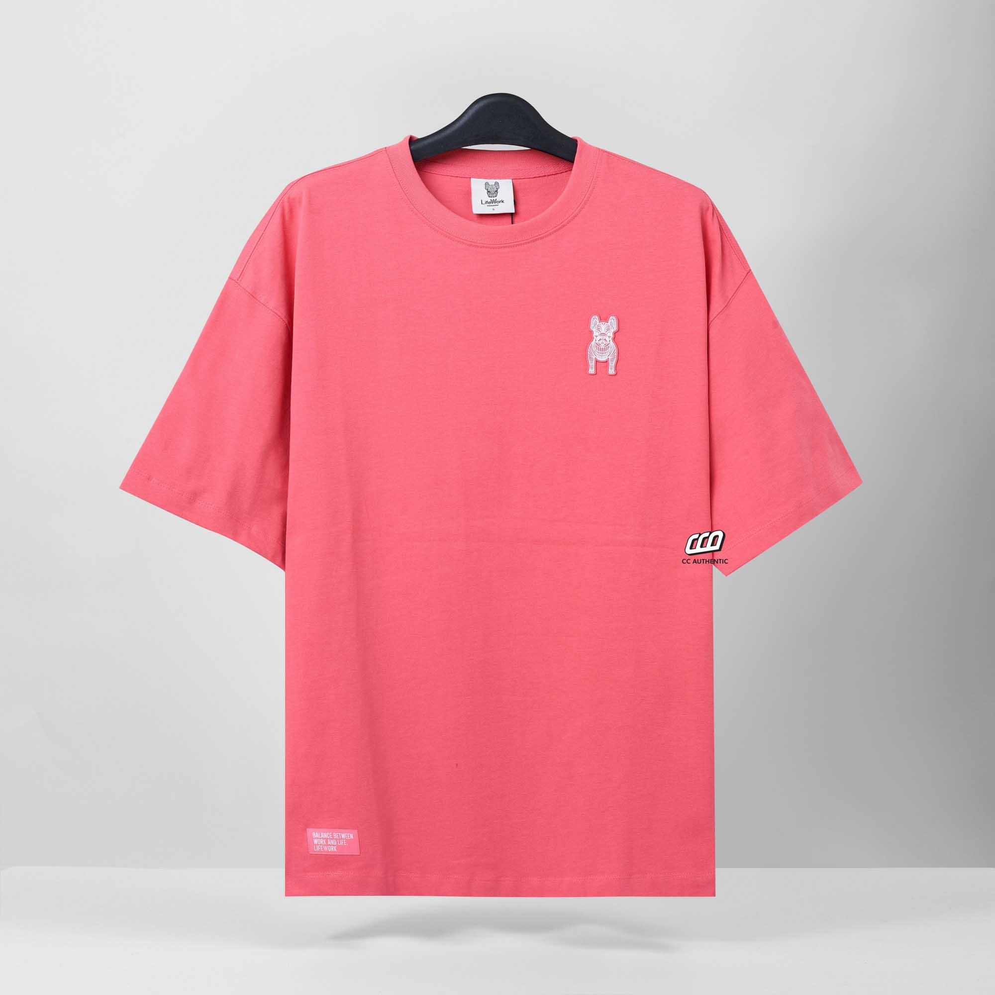 LIFEWORK SILICON RADOK T-SHIRT - LIGHT PINK