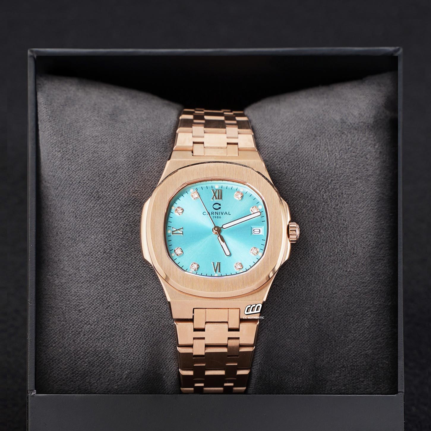 ĐỒNG HỒ NỮ CARNIVAL 8160L VH XT QUAZT 34MM