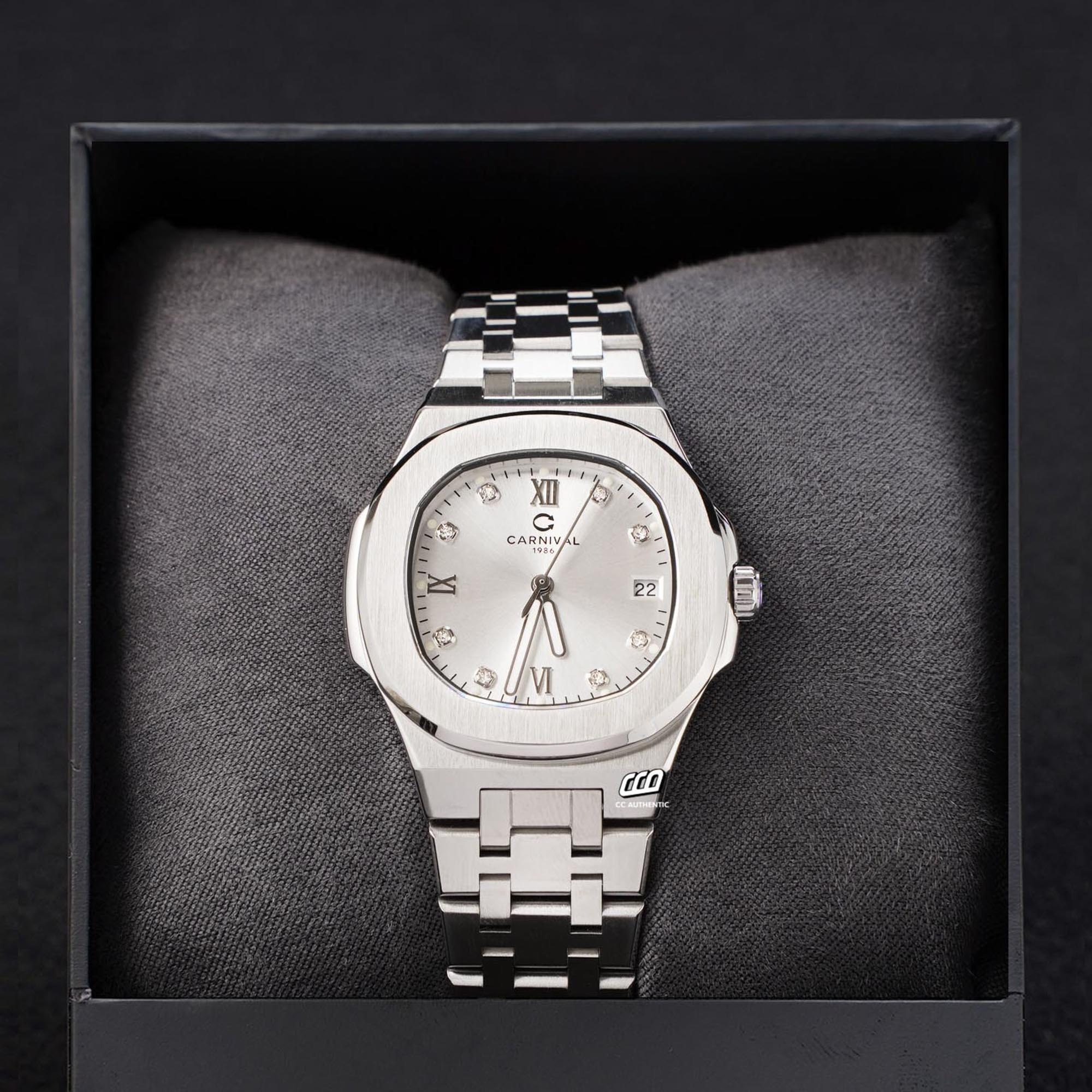 ĐỒNG HỒ NỮ CARNIVAL 8160L VT T QUAZT 34MM
