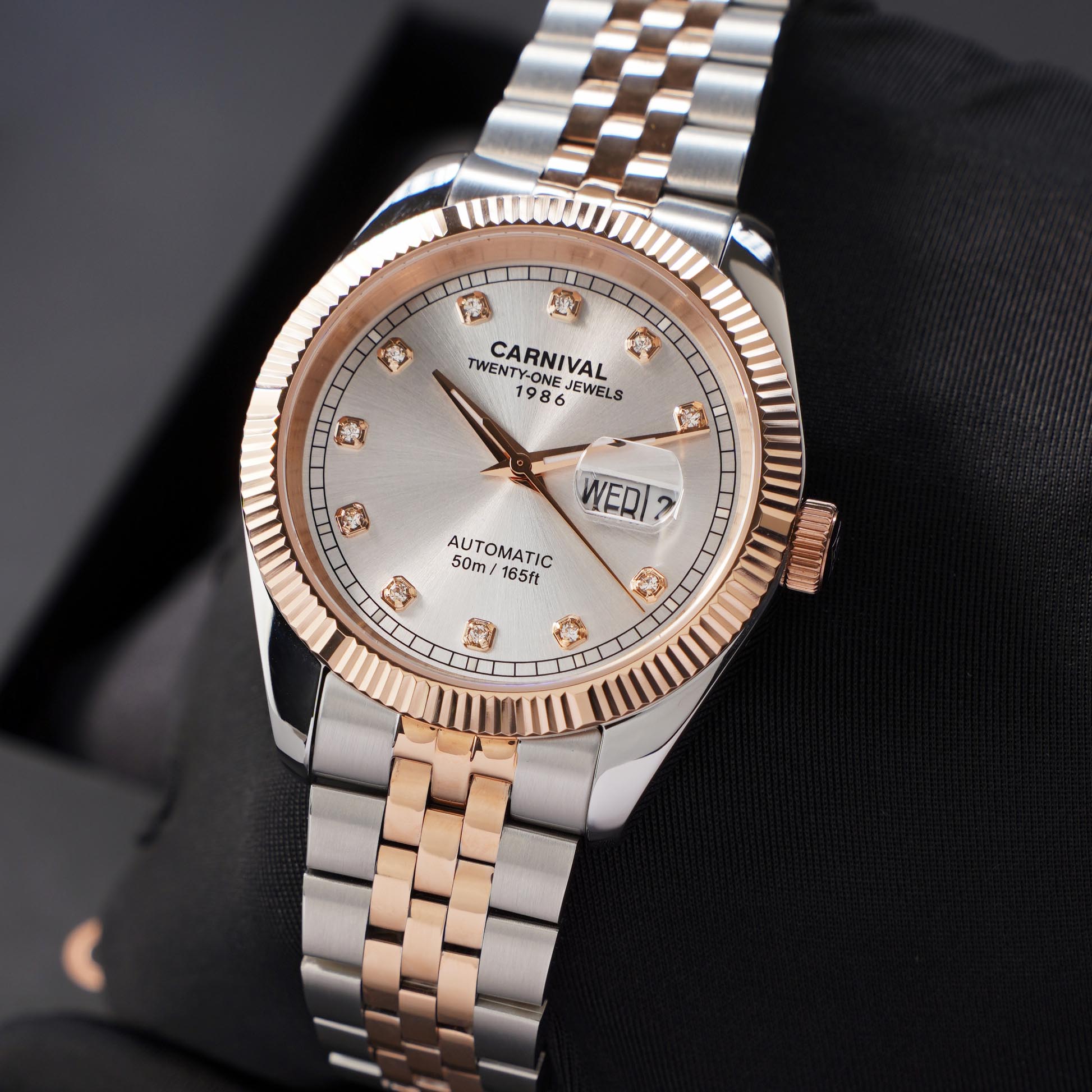 ĐỒNG HỒ NAM CARNIVAL 8131G CH T AUTOMATIC 41MM