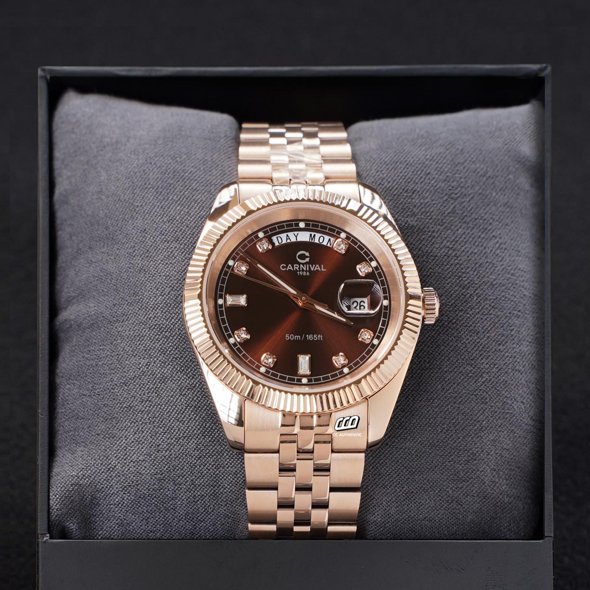 ĐỒNG HỒ NAM CARNIVAL 8190G VH N QUAZT 40MM