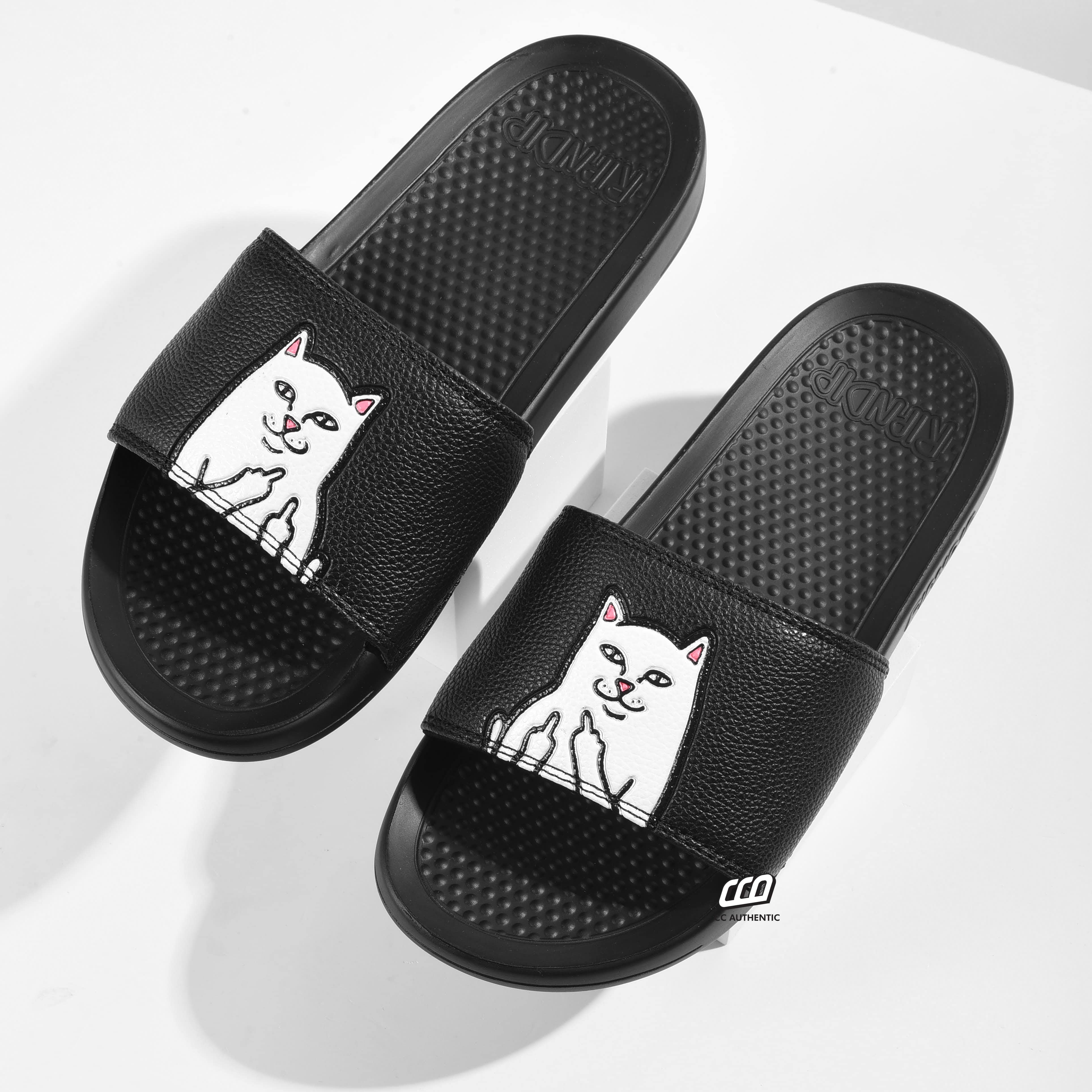 RIPNDIP LORD NERMAL SLIDE - BLACK