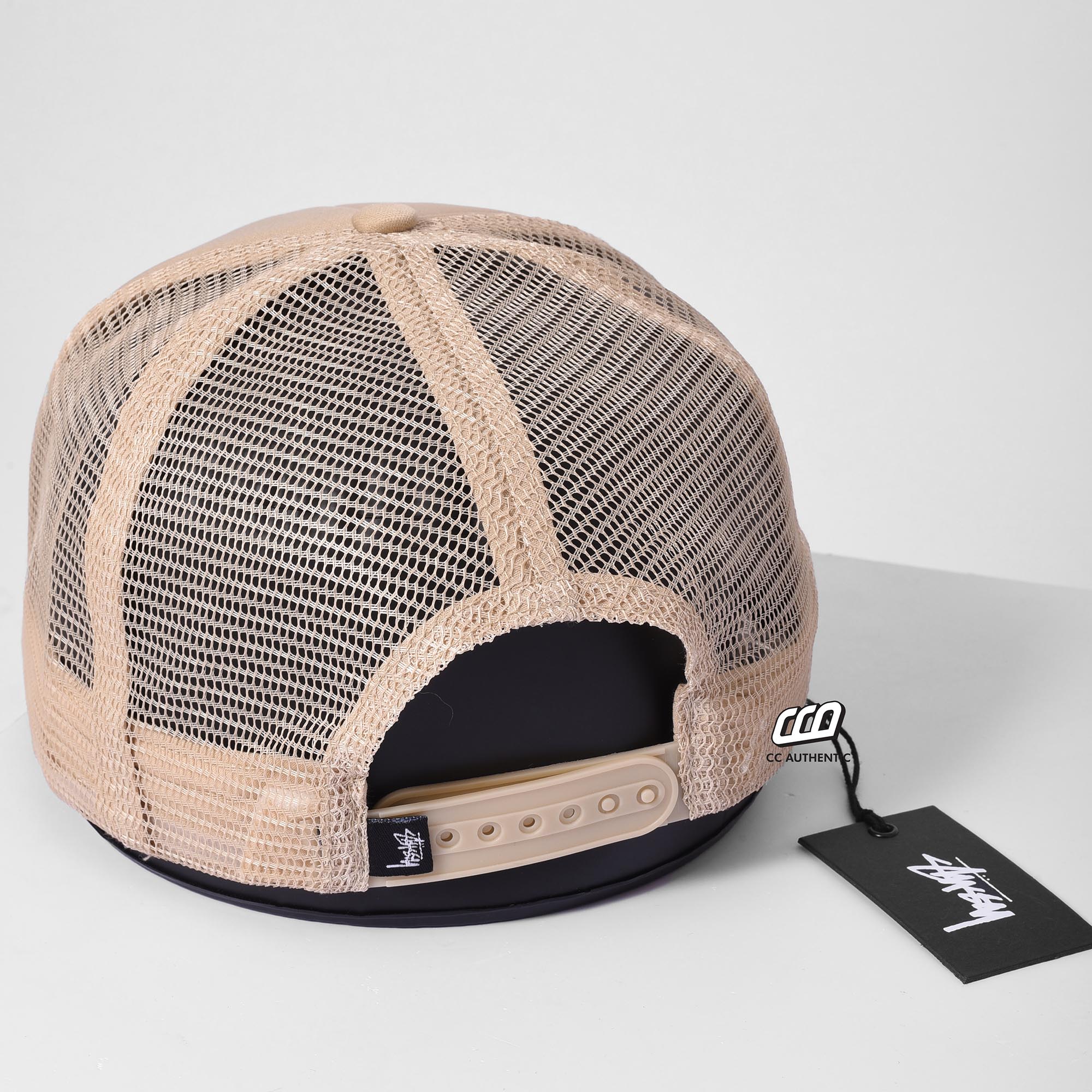 Stussy Stock Trucker Snapback - Sand