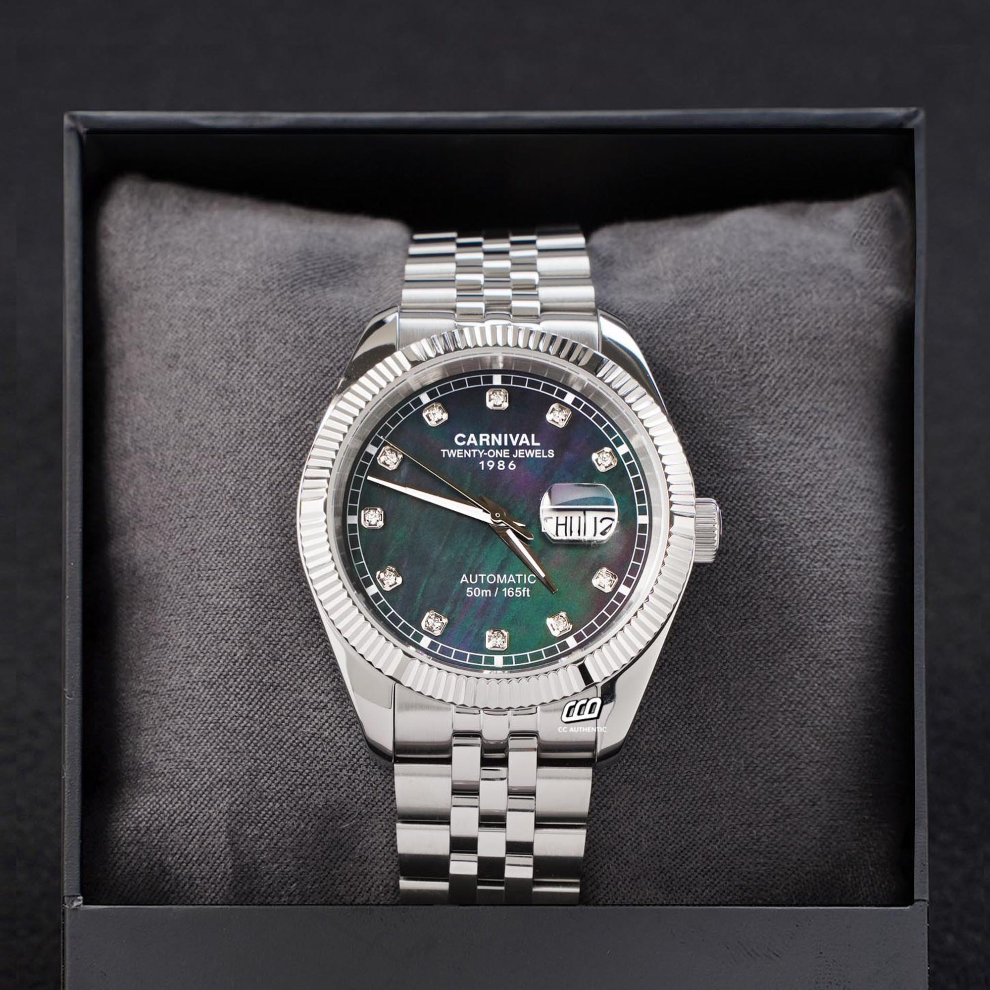 ĐỒNG HỒ NAM CARNIVAL 8131G VT DK AUTOMATIC 41MM