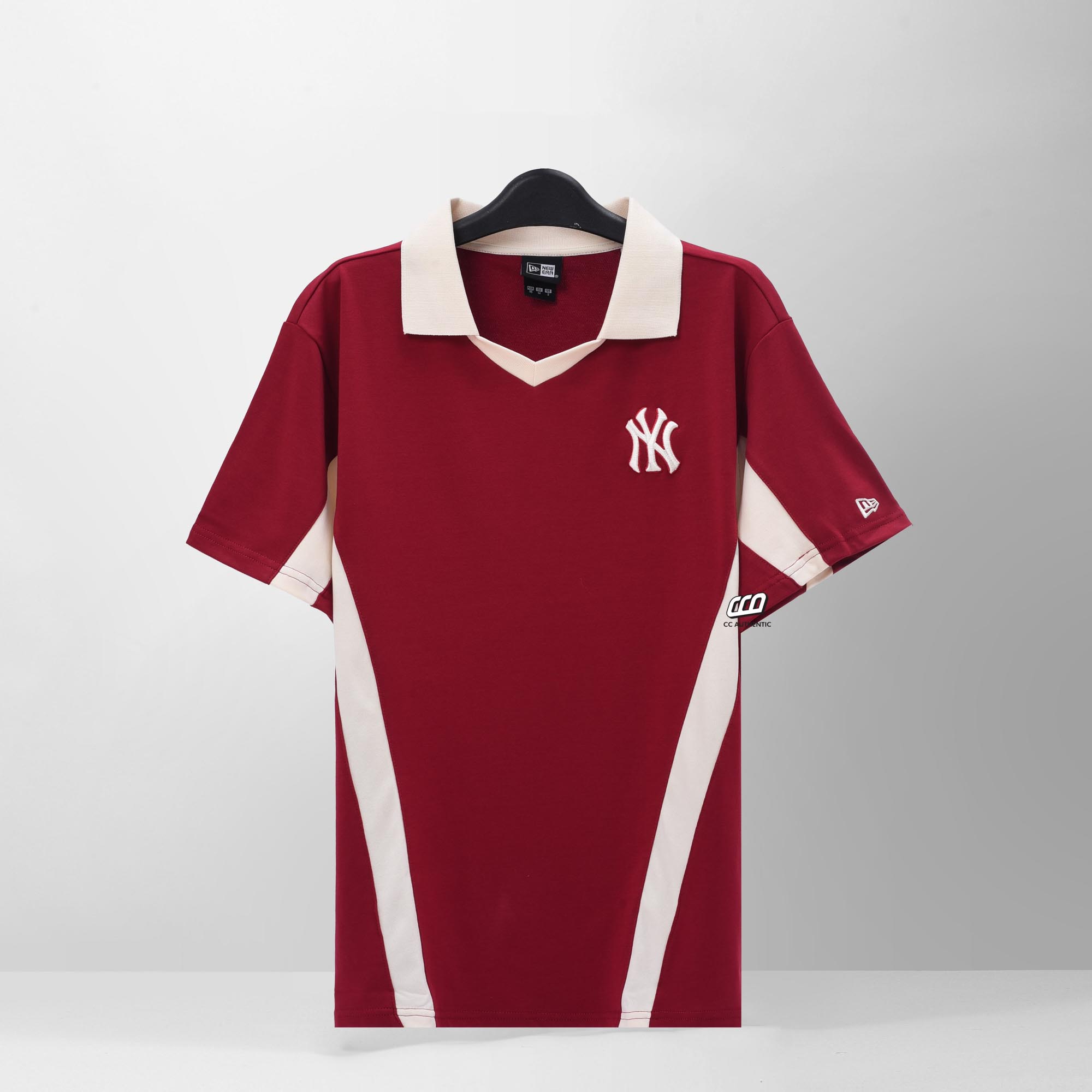 NEW ERA ESSENTIAL NEYYAN POLO SHIRT - RED