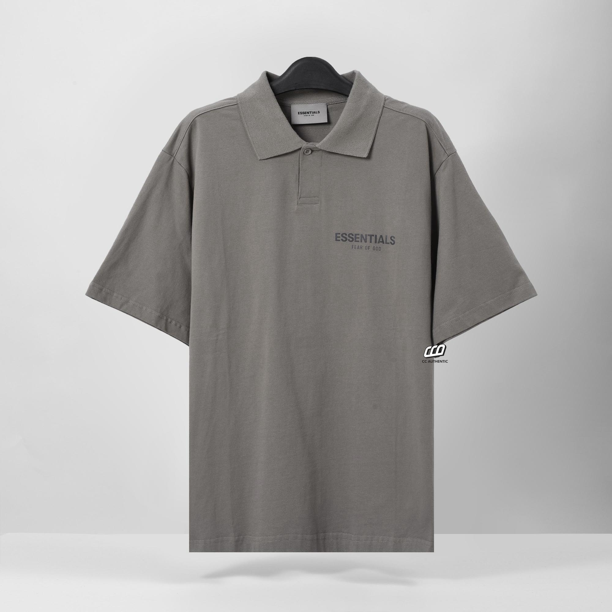 FOG ESSENTIALS POLO SHIRT - CHARCOAL