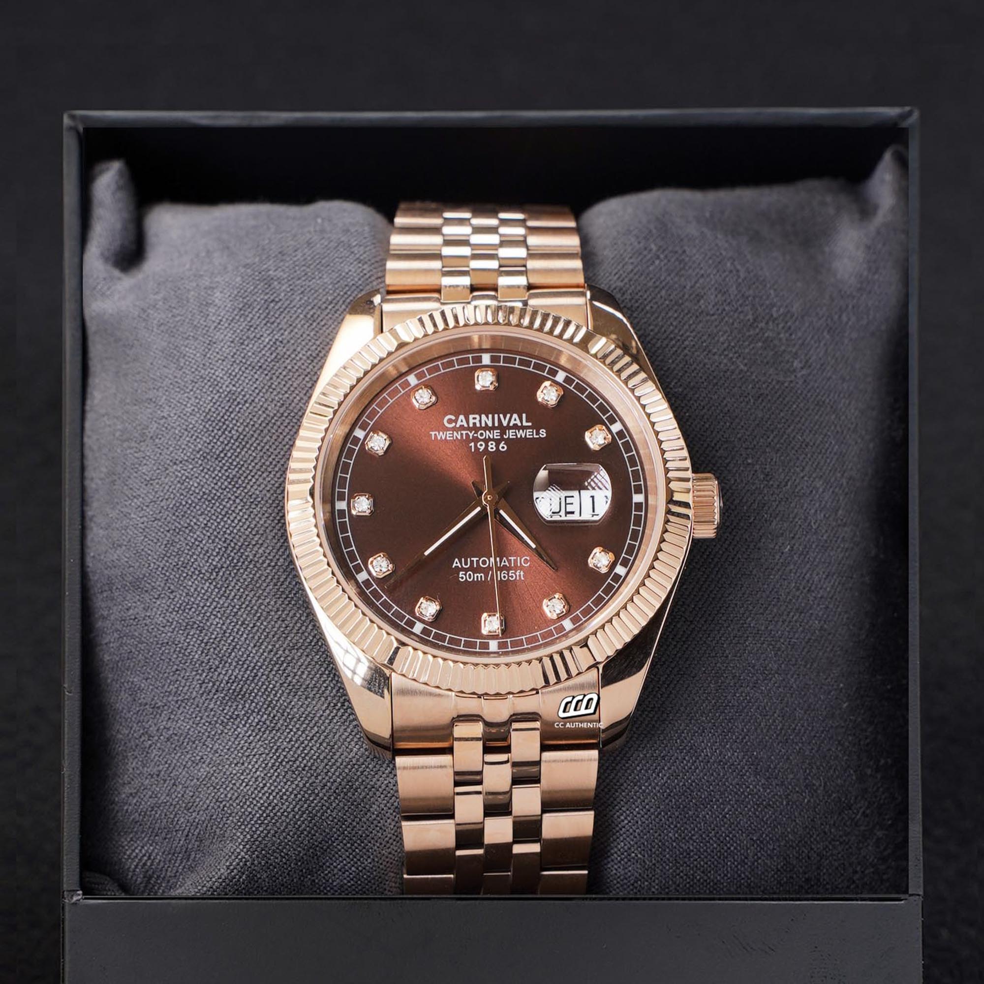 ĐỒNG HỒ NAM CARNIVAL 8131G VH N AUTOMATIC 41MM