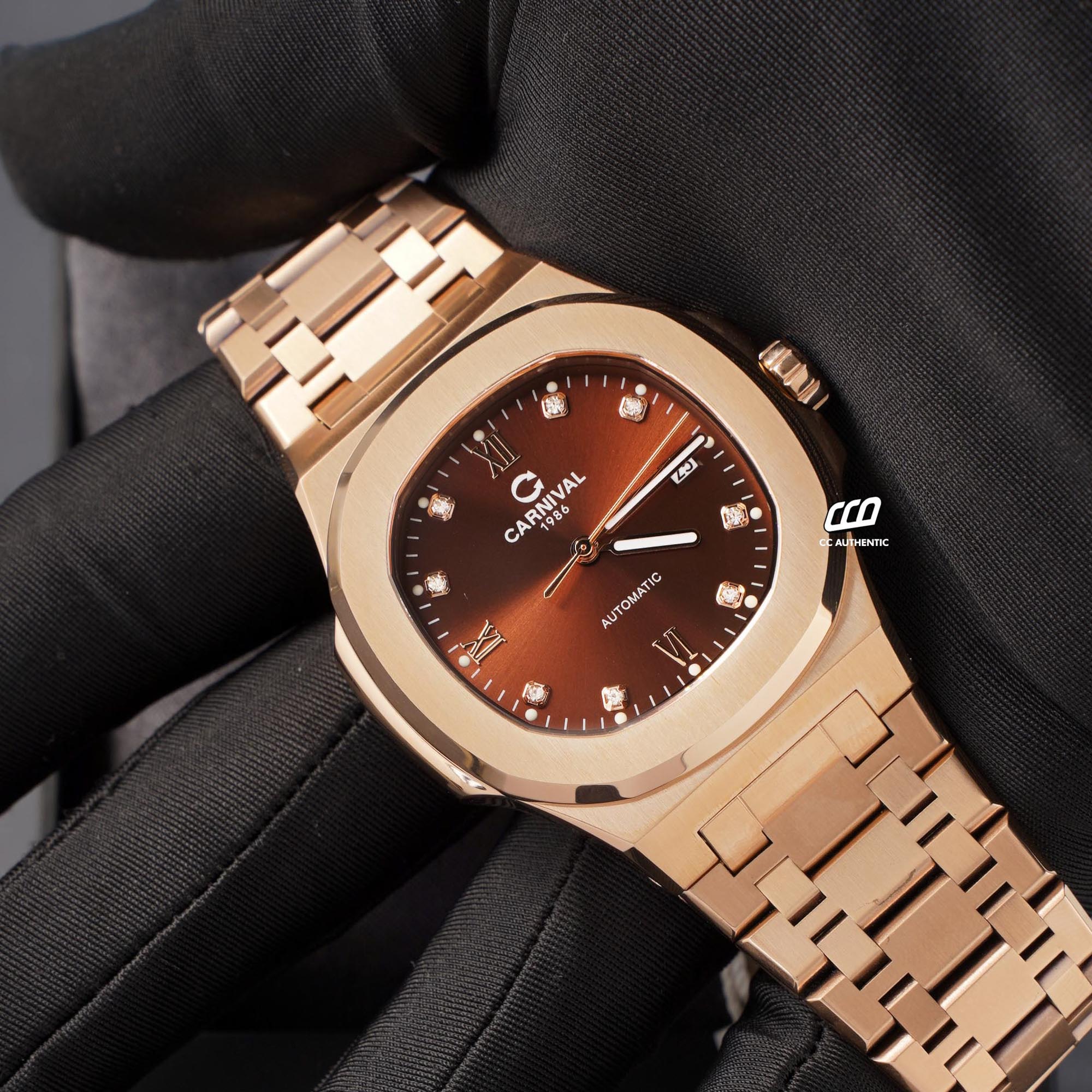 ĐỒNG HỒ NAM CARNIVAL 8160G VH N AUTOMATIC 41MM