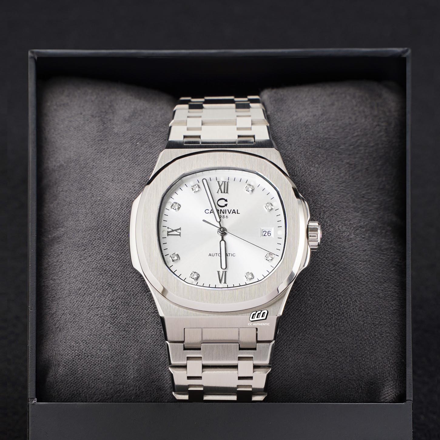 ĐỒNG HỒ NAM CARNIVAL 8160G VT T AUTOMATIC 41MM