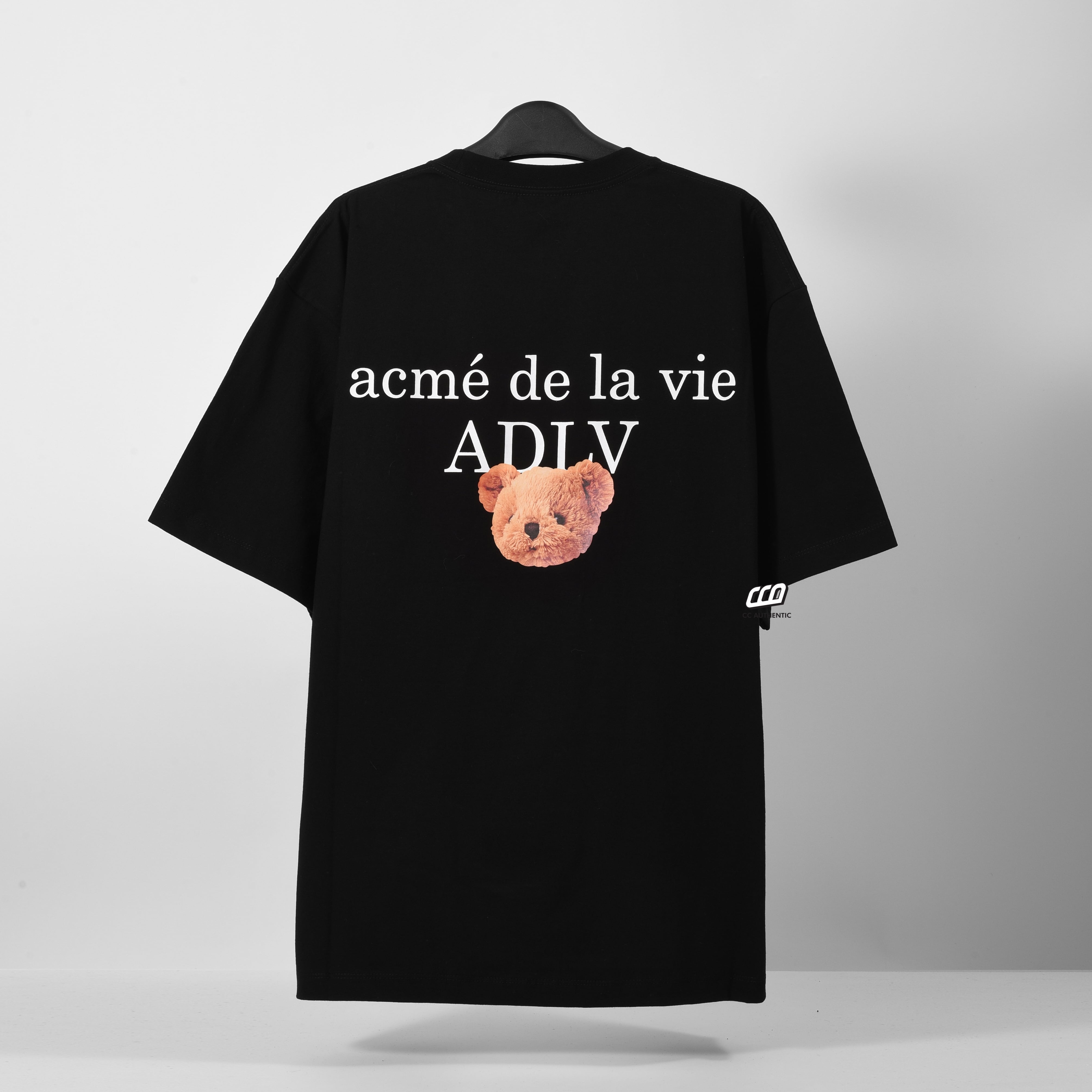 ADLV RED DRESS T-SHIRT - BLACK