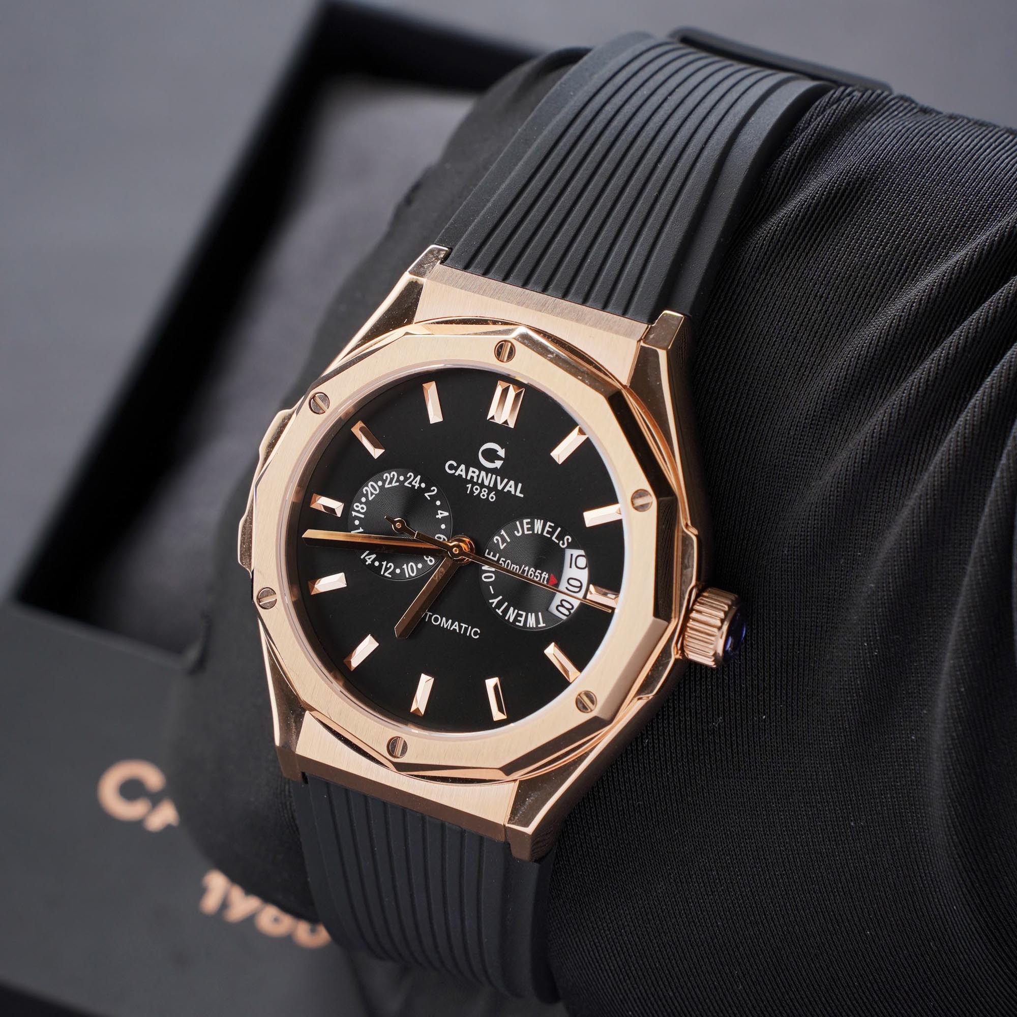 ĐỒNG HỒ NAM CARNIVAL 8188G VH DCS D AUTOMATIC 42MM