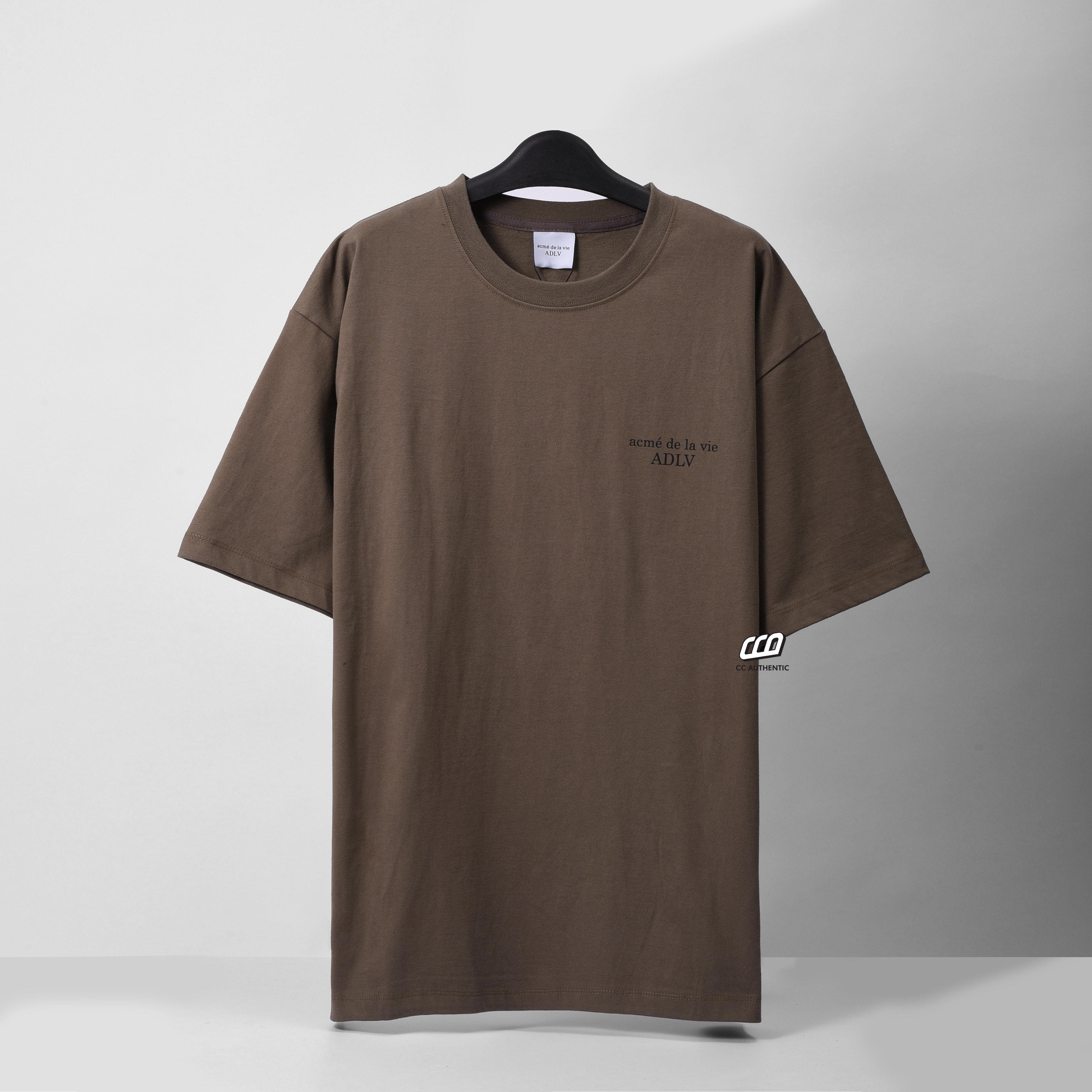 ADLV BASIC T-SHIRT - BROWN