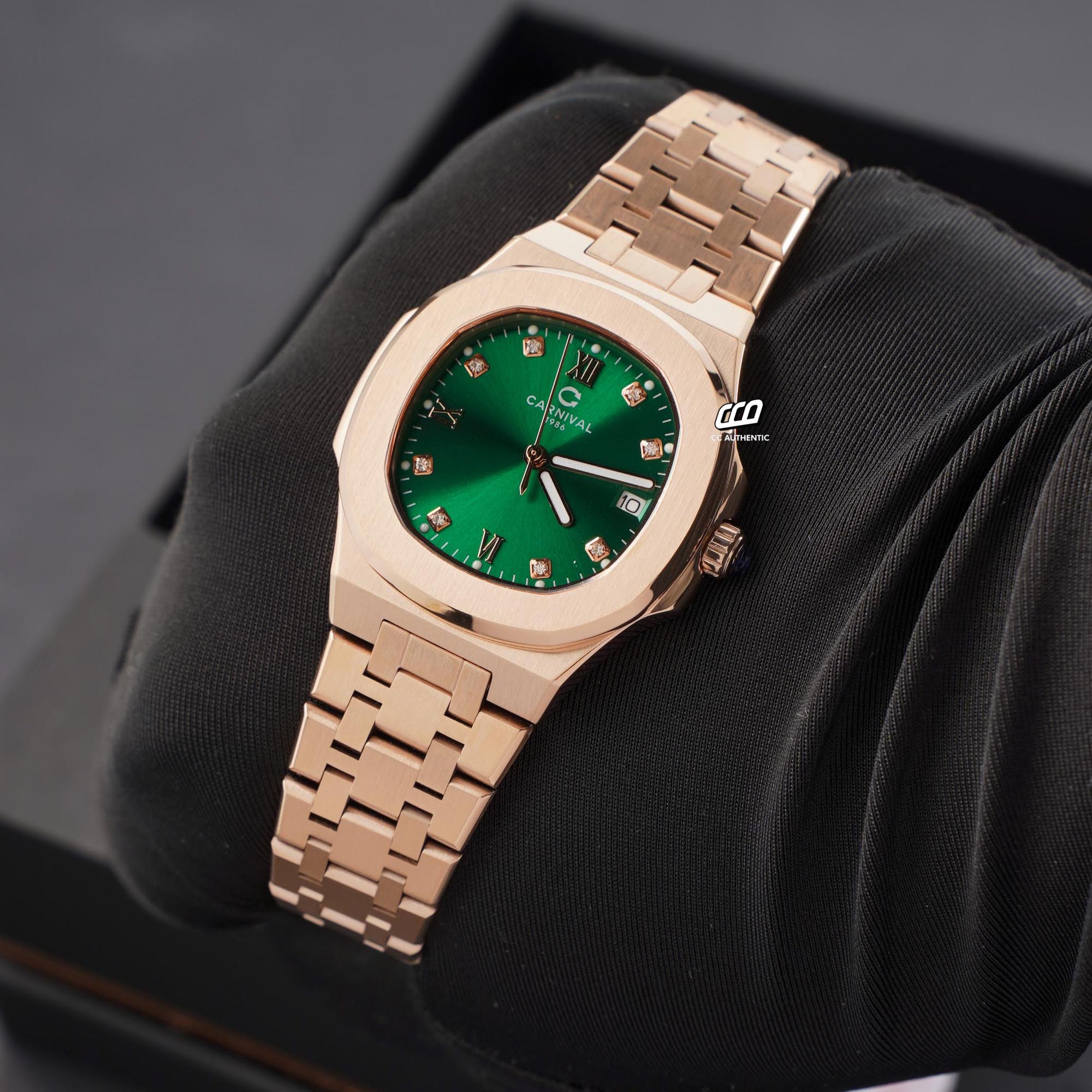 ĐỒNG HỒ NỮ CARNIVAL 8160L VH XL QUAZT 34MM