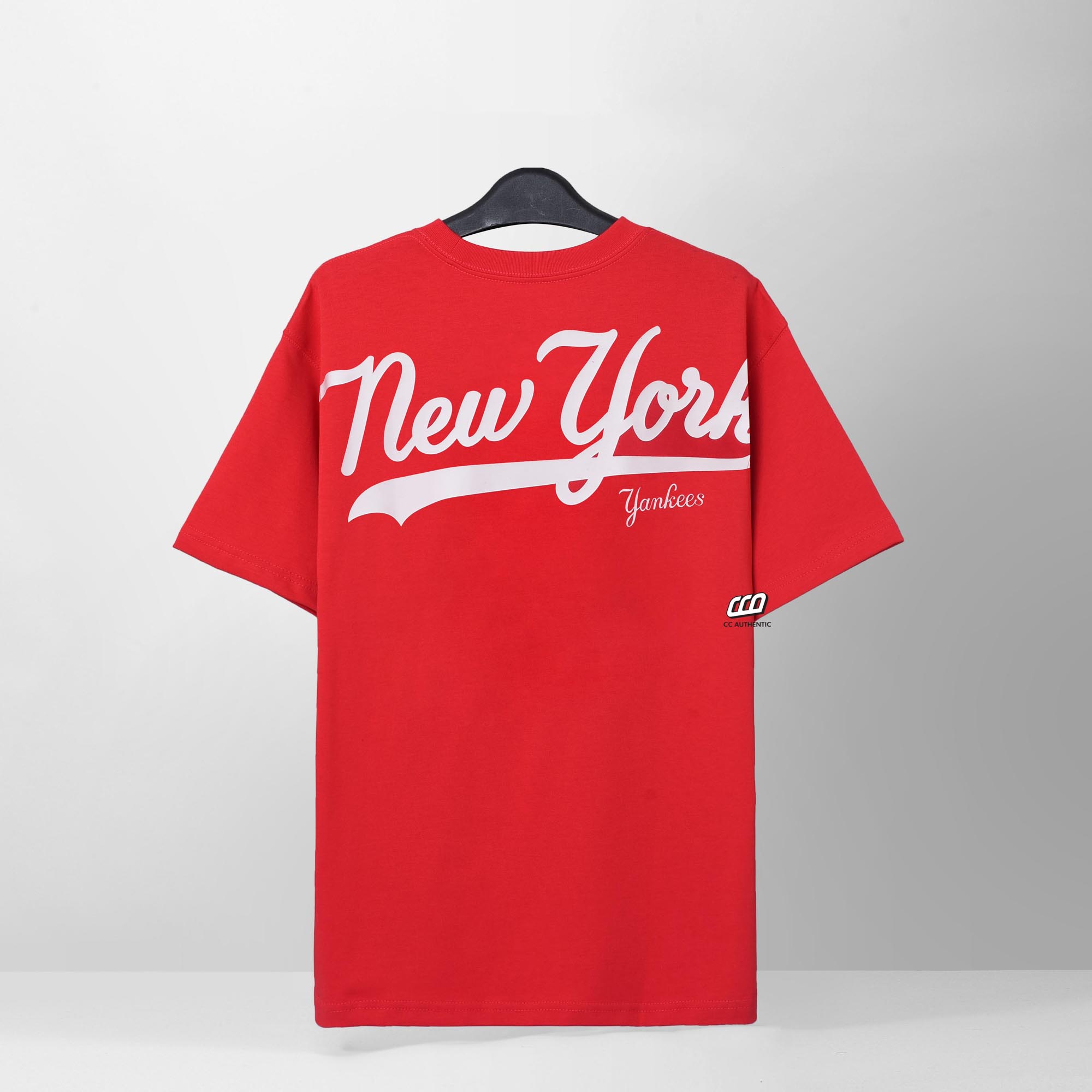 NEW ERA NEW YORK YANKEES BACK LOGO T-SHIRT - RED