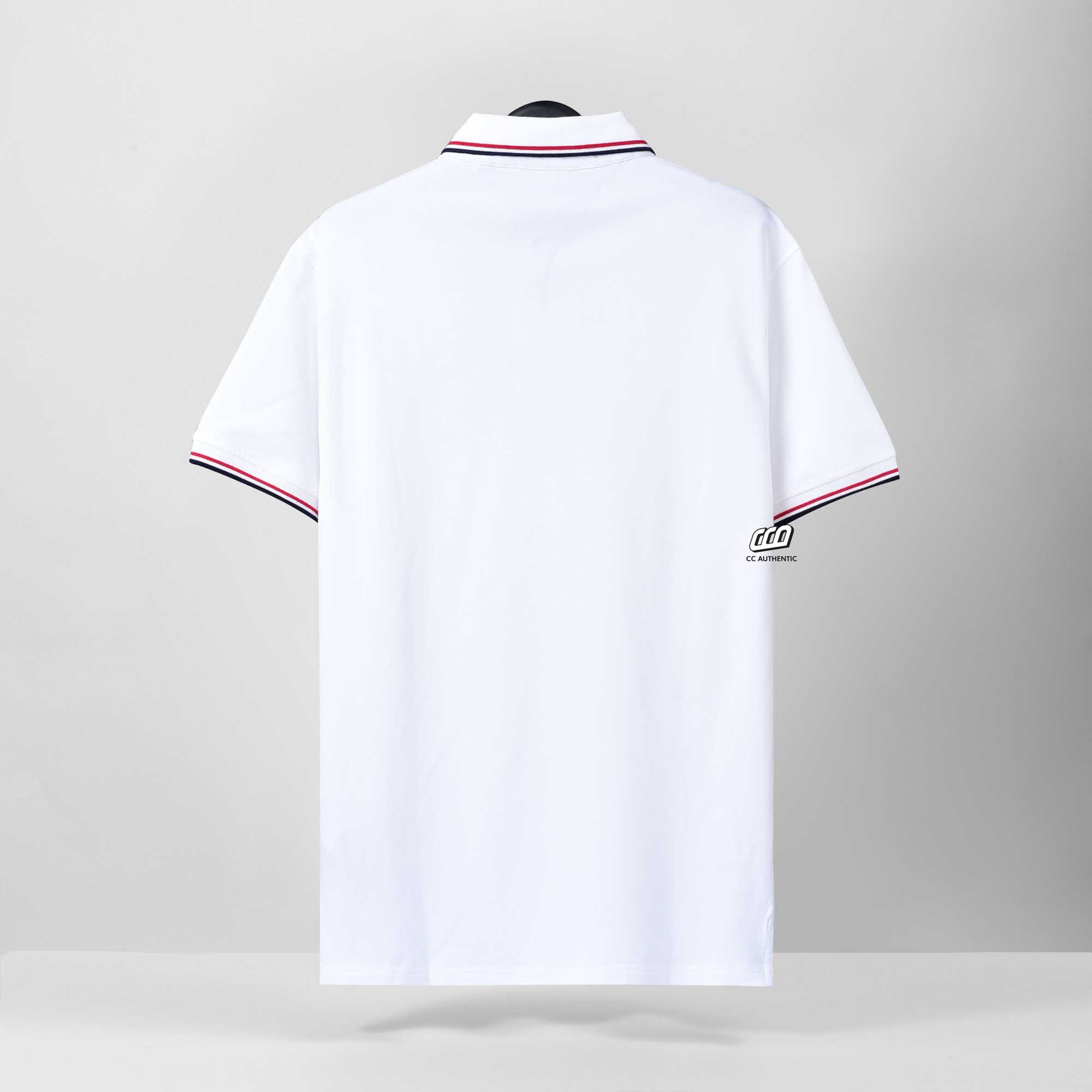 TOMMY HILFIGER PREMIUM PIQUE T-SHIRT - WHITE