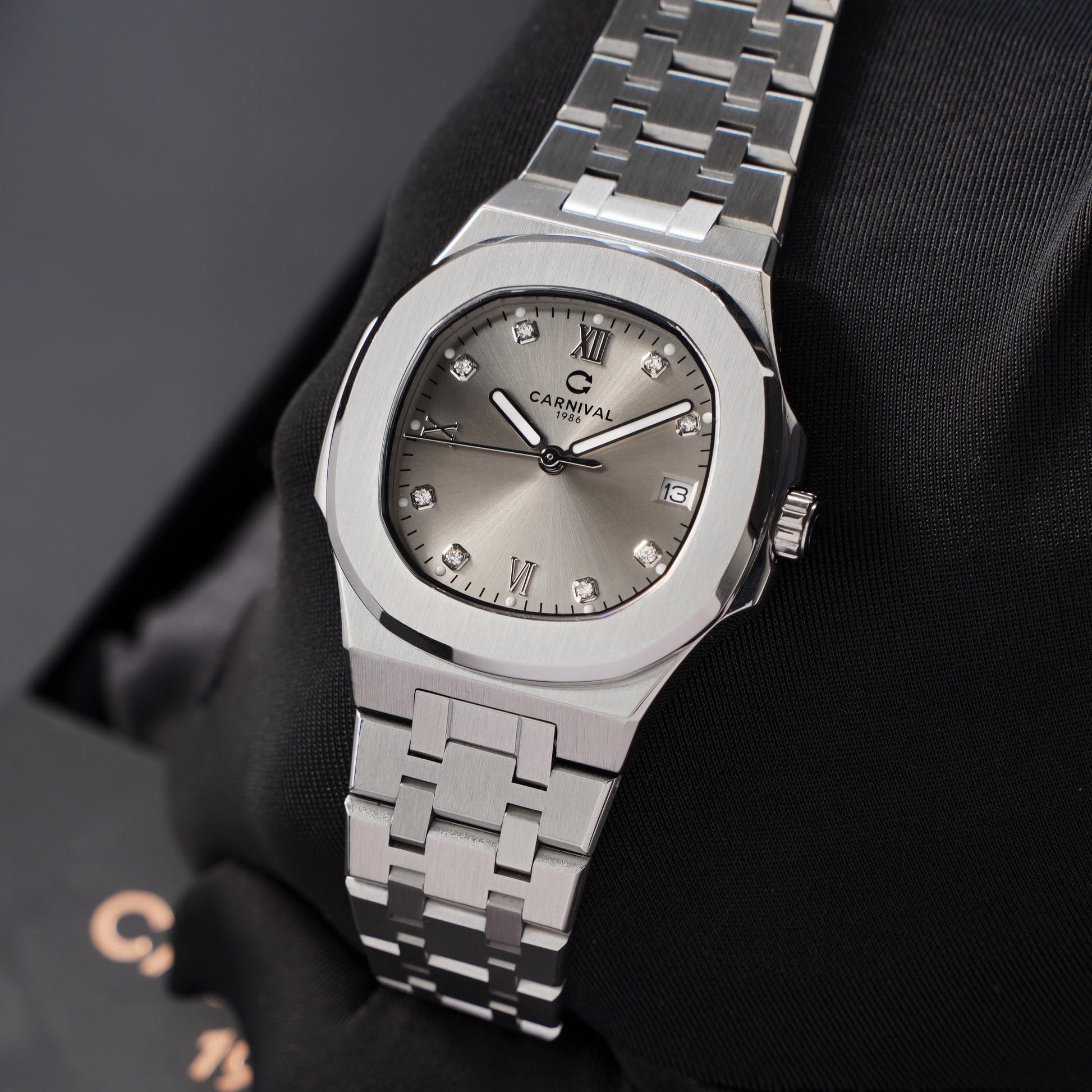 ĐỒNG HỒ NỮ CARNIVAL 8160L VT TX QUAZT 34MM